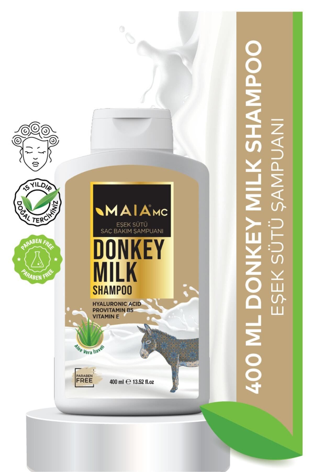 Maia mc Eşek Sütü Saç Bakım Şampuanı 400 ml