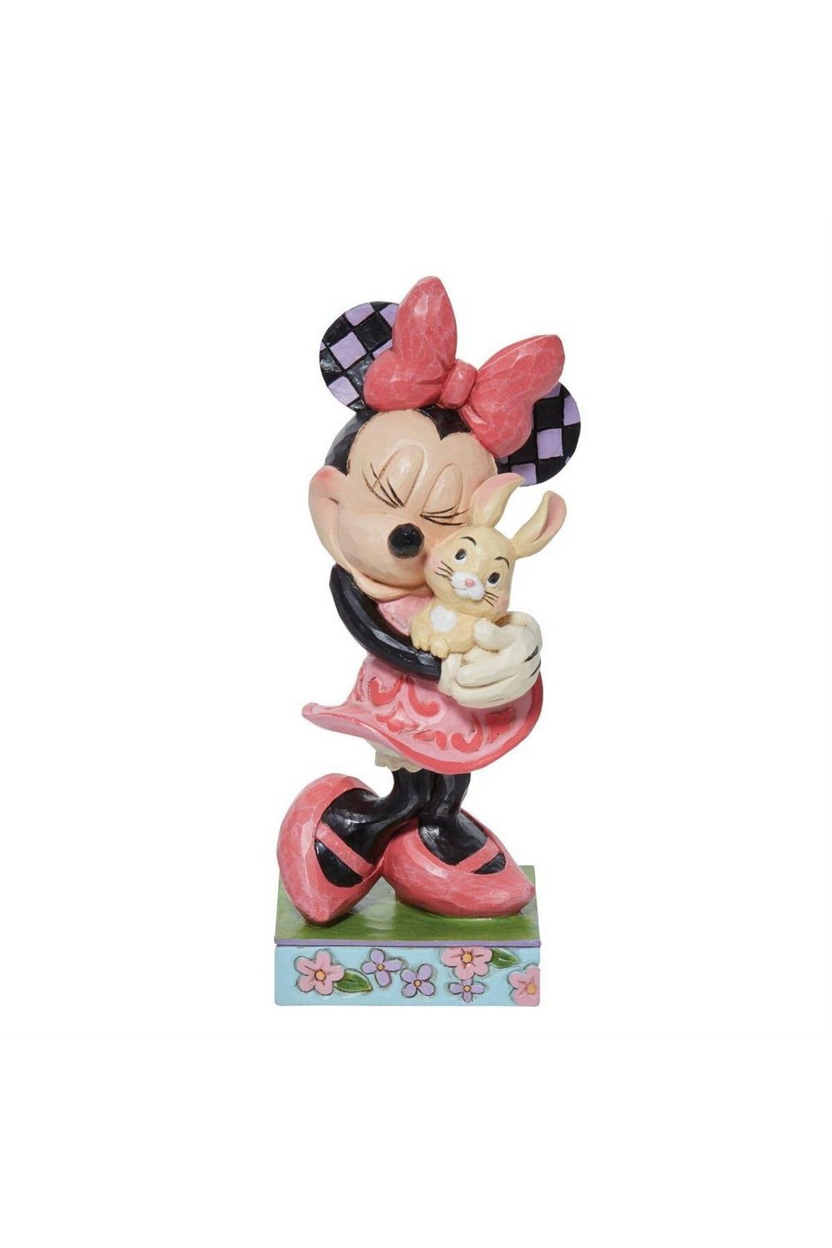 DİSNEY Tatlı Bahar Kucaklaşması Minnie Mouse Tutan Tavşan Figür Biblo