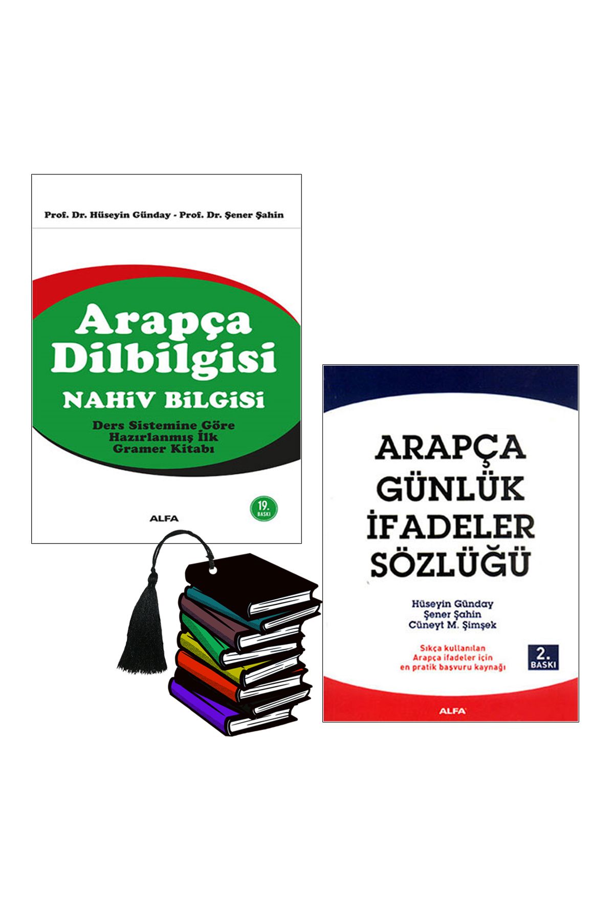 Alfa Yayınları arapça dilbilgisi - nahiv bilgisi - arapça günlük ifadeler sözlüğü -yırtılmaz ayraç hediyeli 2 kitap