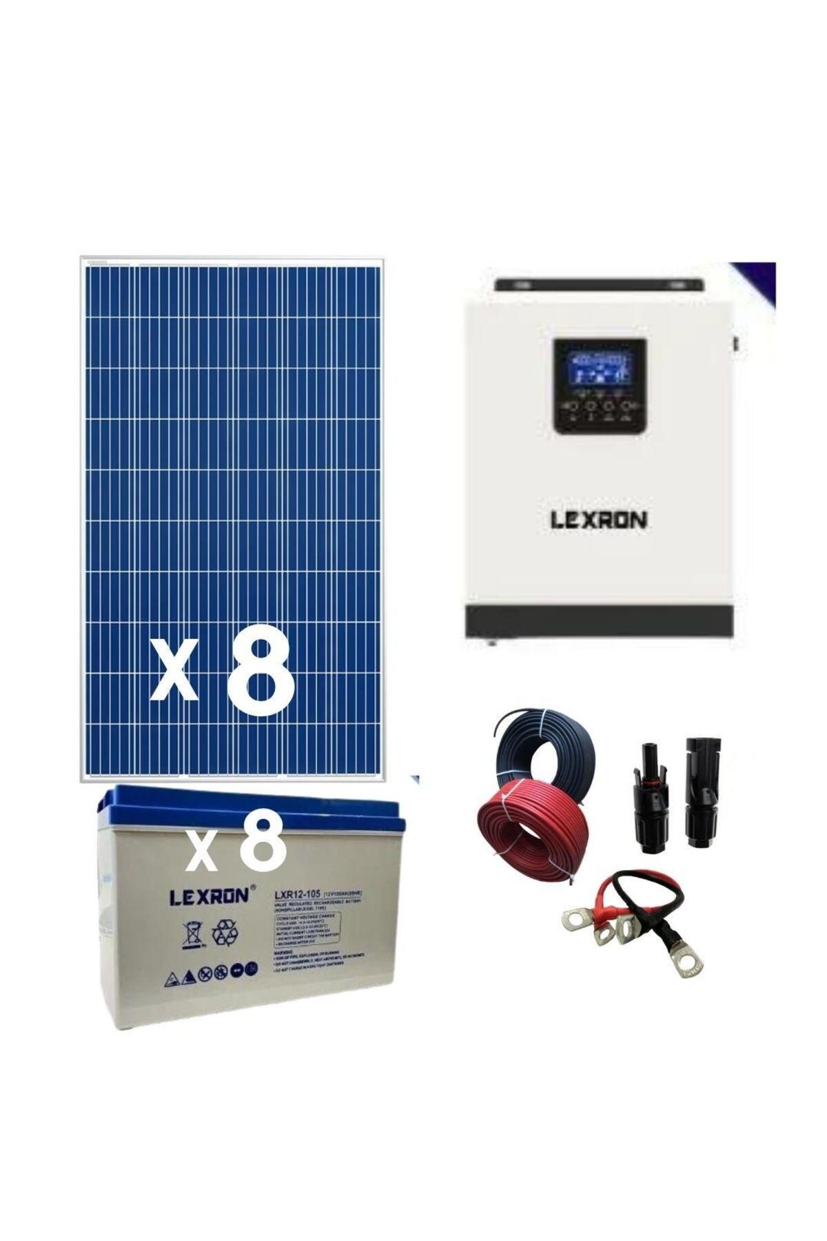Lexron 2 Kw Güneş Enerjili Bağ Evi,Hobi Bahçesi Paketi