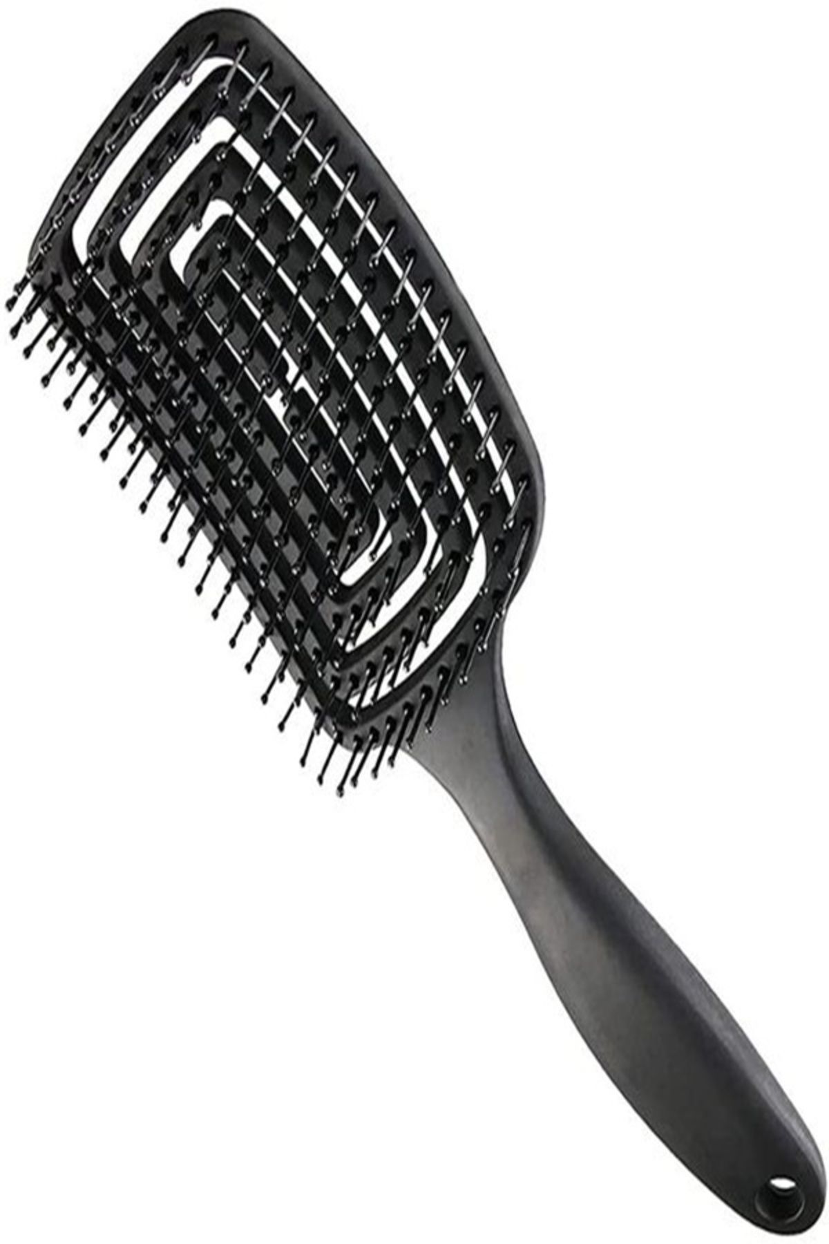 Xolo Premium Üç Boyutlu Köşeli Saç Fırçası Saç Tarağı Kuaför Berber Saç Açma
