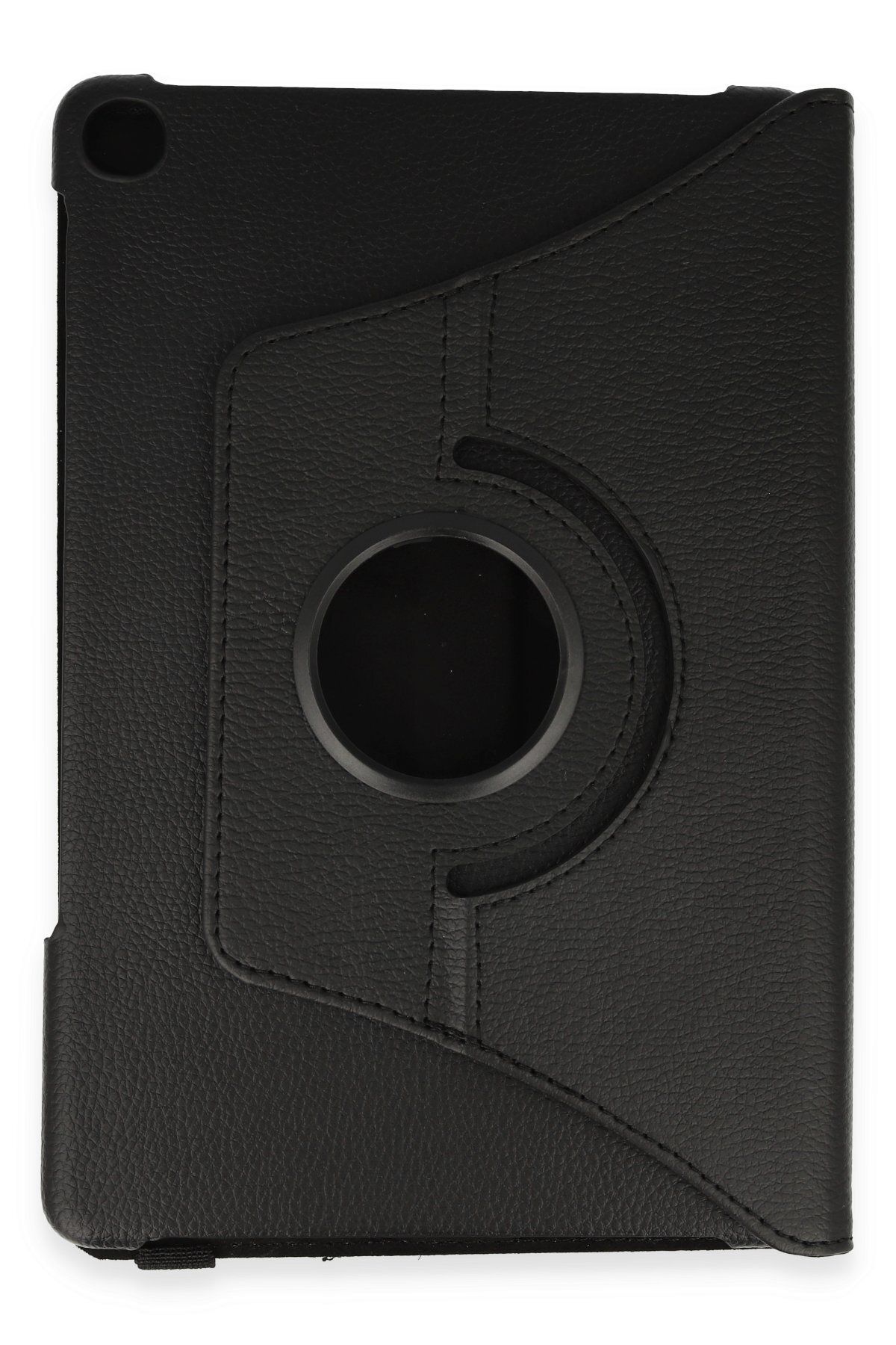 AQUA AKSESUAR Huawei Honor Pad X8 10.1 Uyumlu Kılıf 360 Dönerli Deri Korumalı Tablet Kılıfı - Siyah