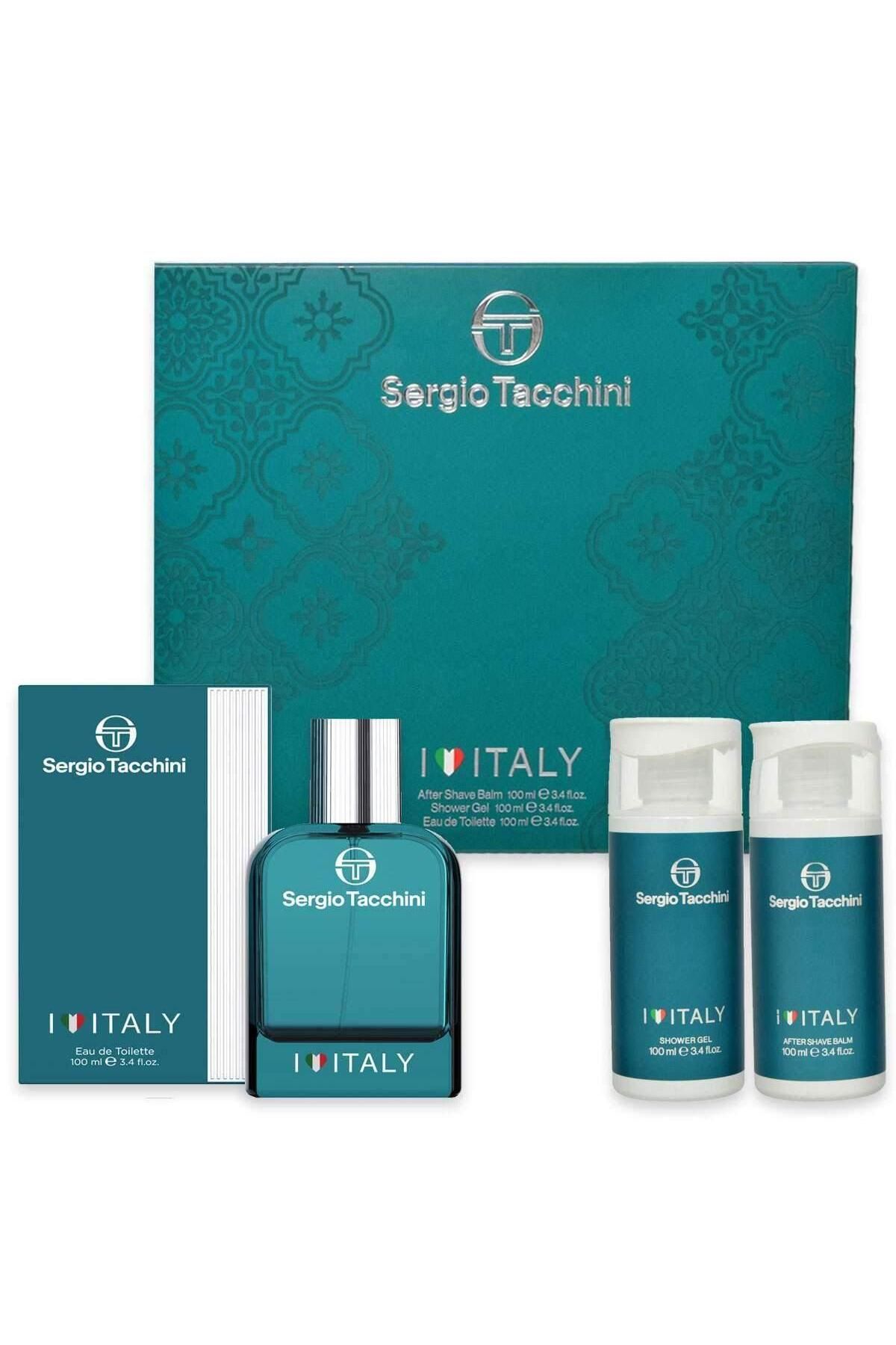 Sergio Tacchini I Love Italy Gift set EDT 100 ml Erkek Parfüm Set