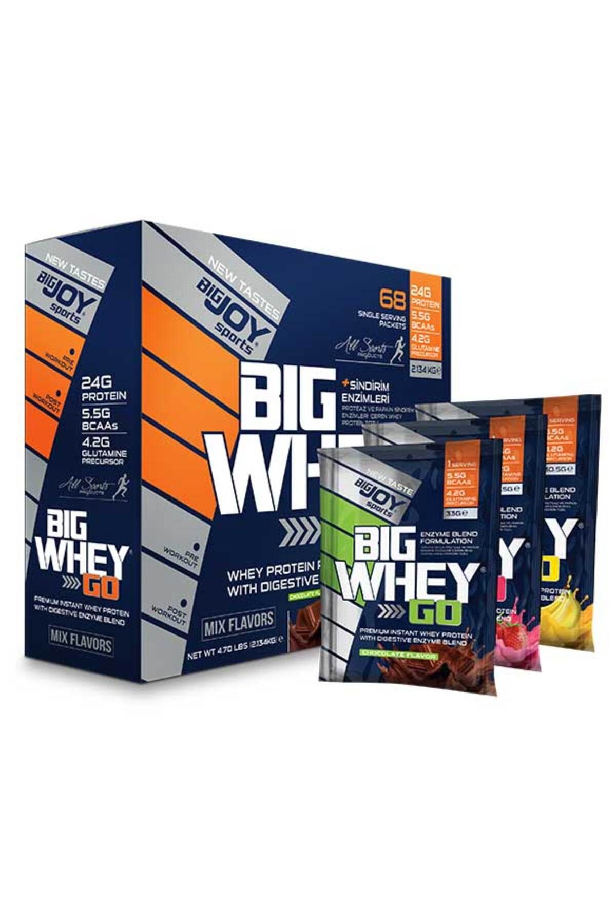 Bigjoy Sports Bigjoy Big Whey Go Protein 2201 gr 68 Saşe Mix