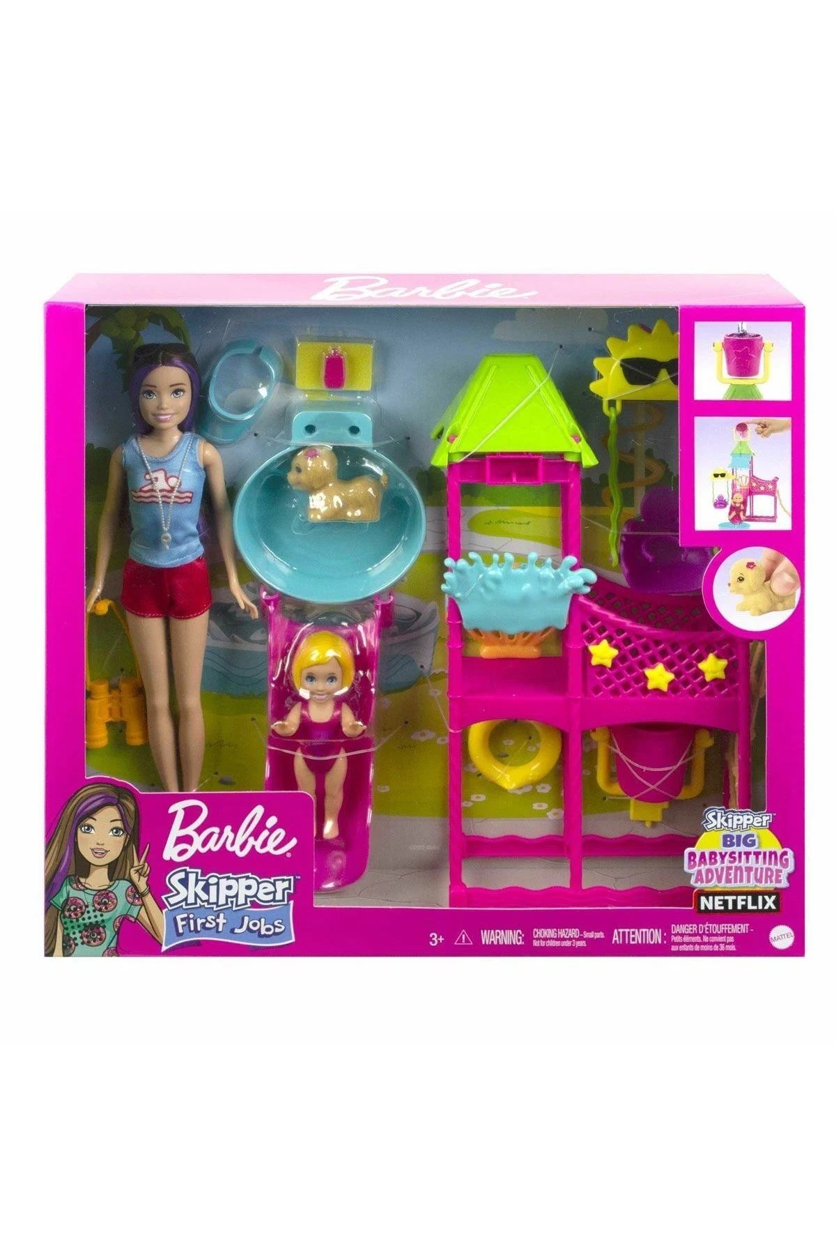 Barbie Bebek ve Su Oyun Parkı Oyun Seti