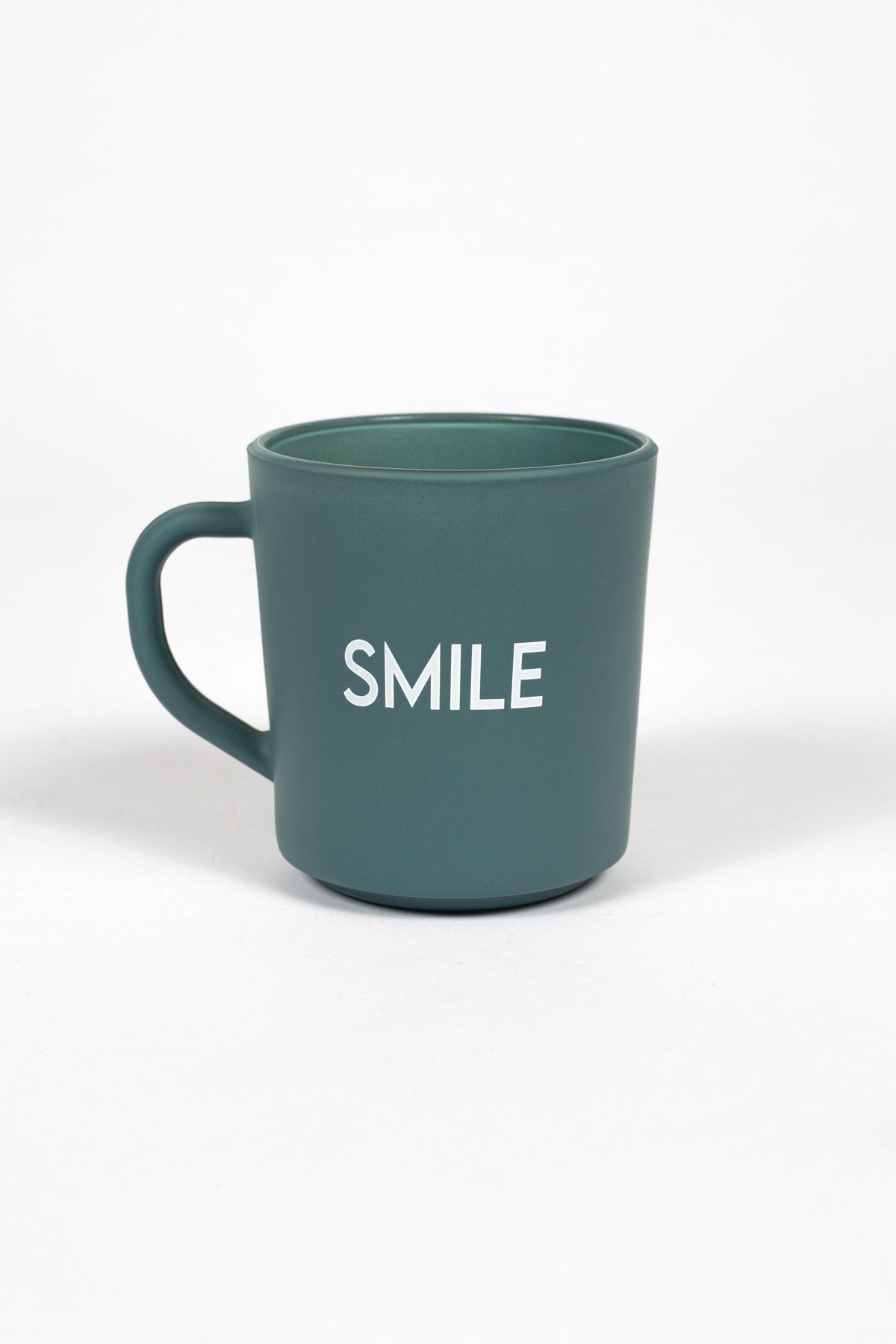 Rakle Motto Smile Sloganlı Kupa Bardak Yeşil