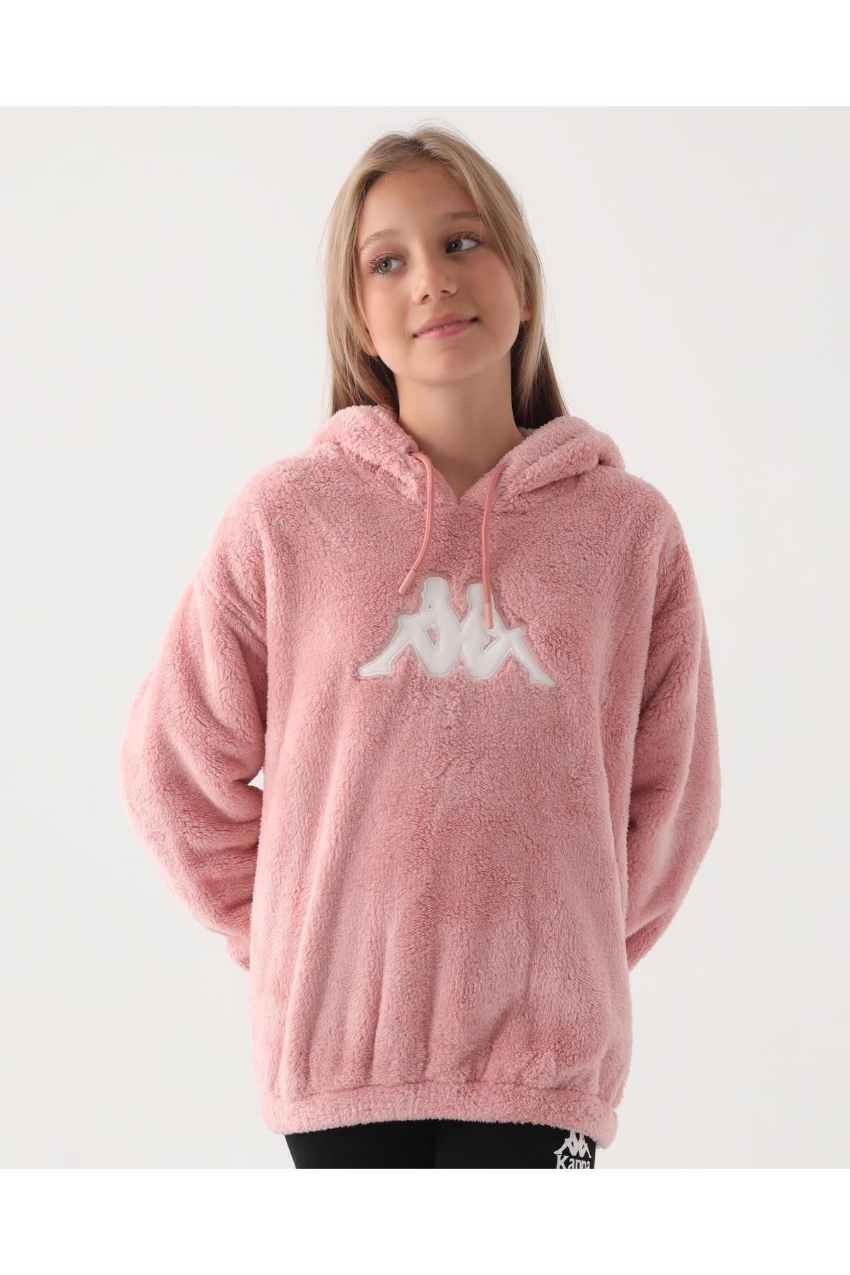 Kappa Authentic Blaine Kız Çocuk Pembe Regular Fit Sweatshirt
