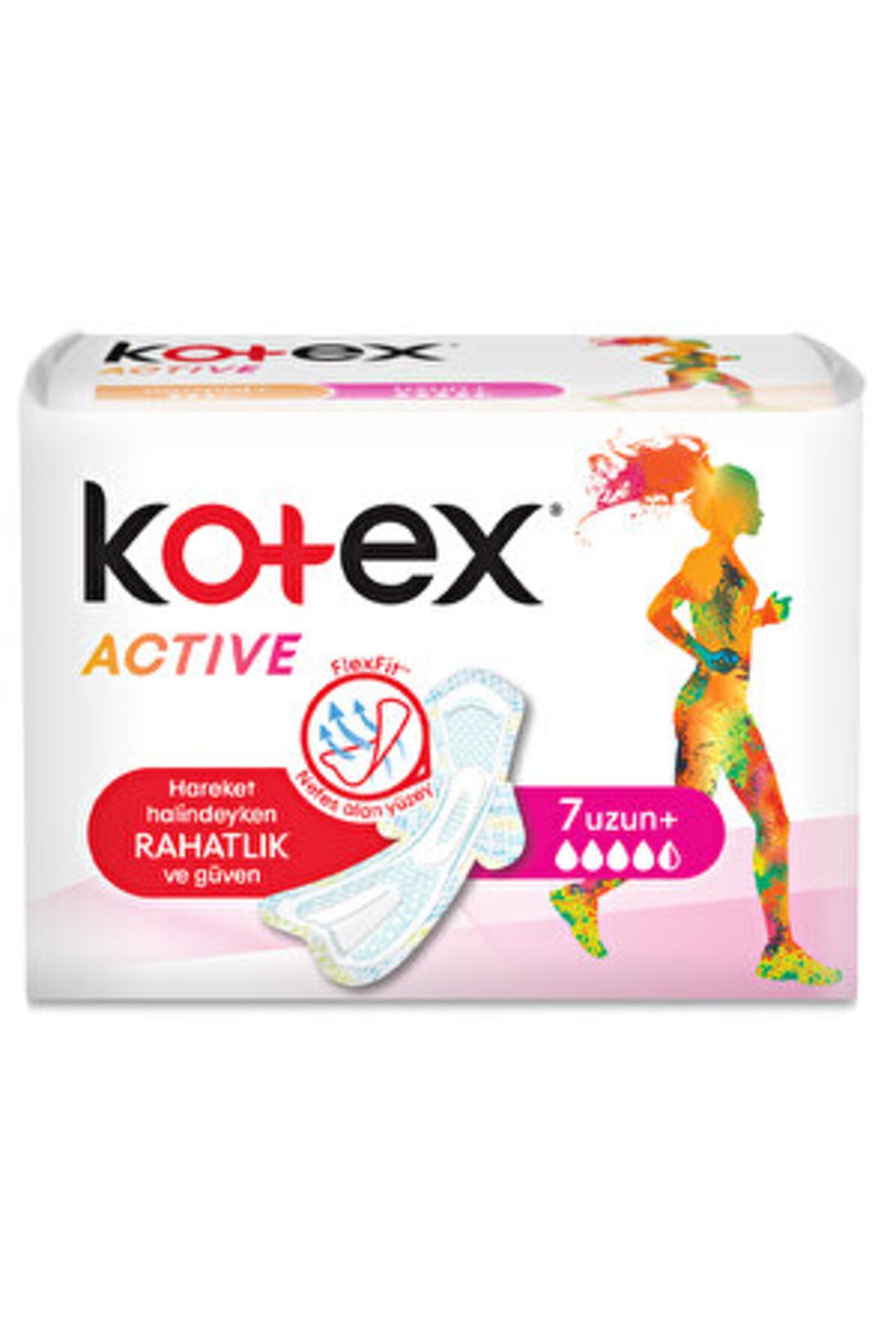 Kotex ( 3 ADET ) Kotex Active Ultra Hijyenik Ped Uzun 7'li
