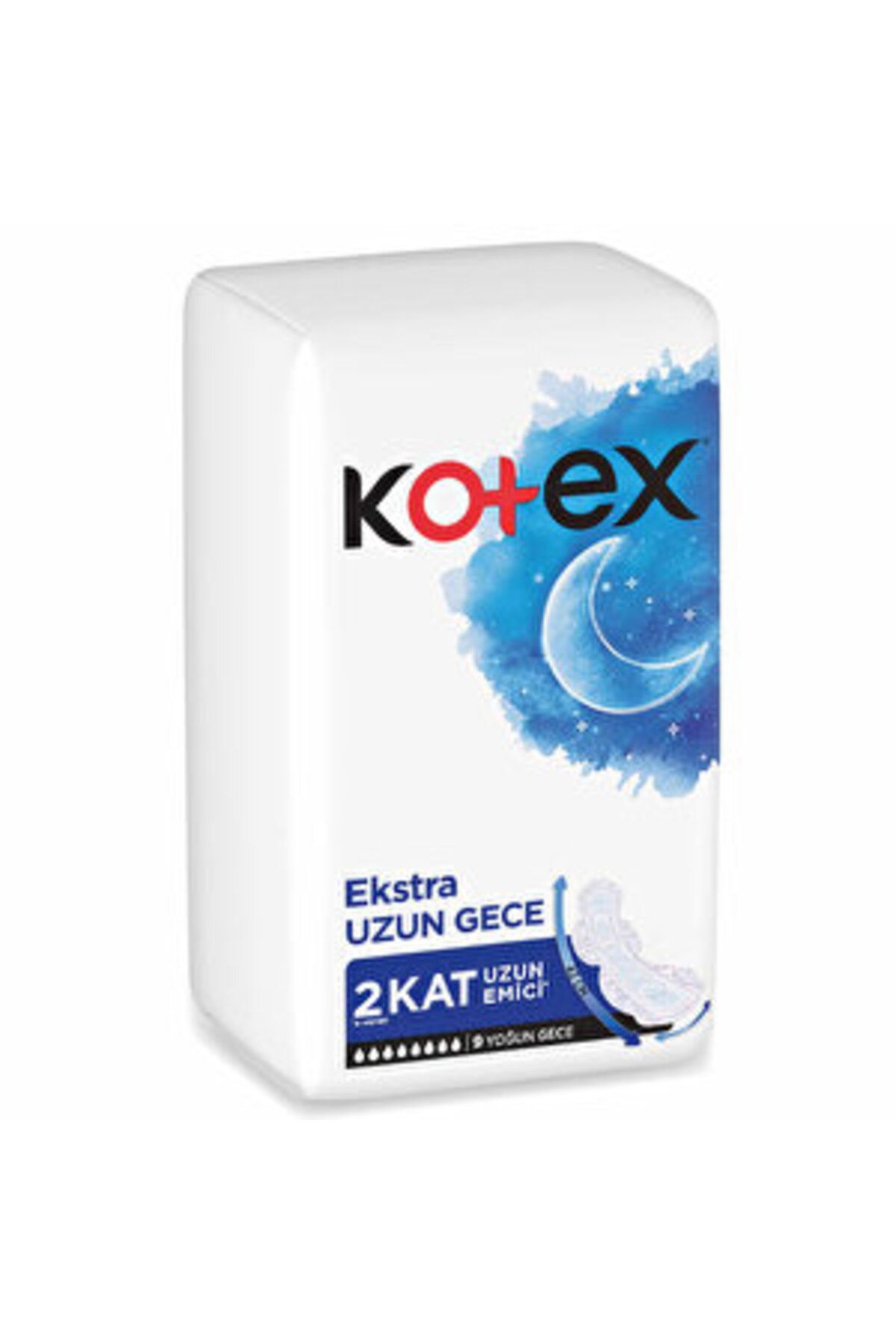 Kotex ( 5 ADET ) Kotex Ultra Ekstra Uzun Gece 9'lu Hijyenik Ped
