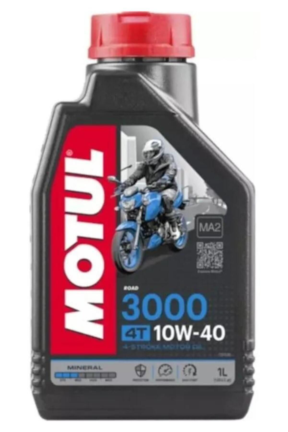 Motul 3000 10W-40 4T Minerali Motosiklet Motor Yağı 1 L