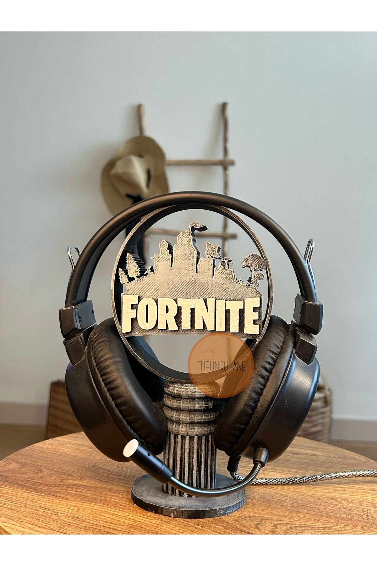 TURUNCUHANE Fortnite Oyun Kulaklık Standı Gamer Kulaklık Standı Boyut