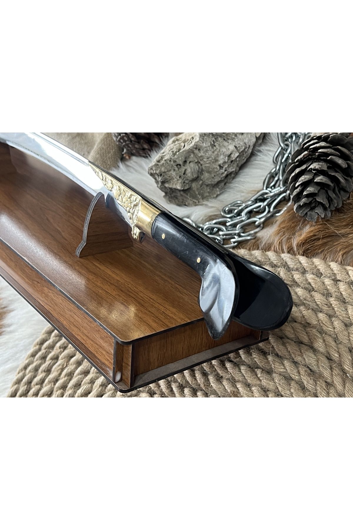 Bıçak Market El Yapımı Yatağan Kılıcı 62cm