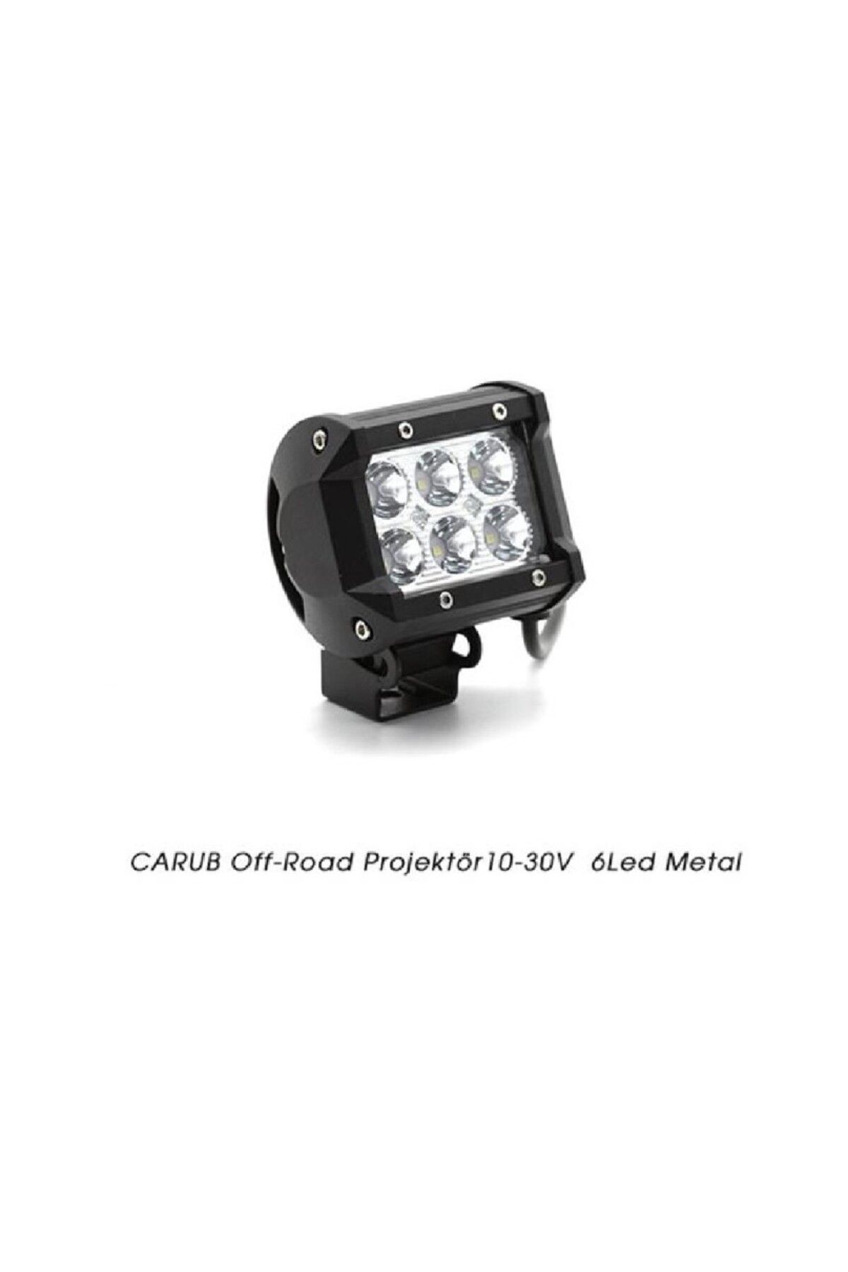 Carub off-road projektör 10-30v 6 LED çakarlı beyaz