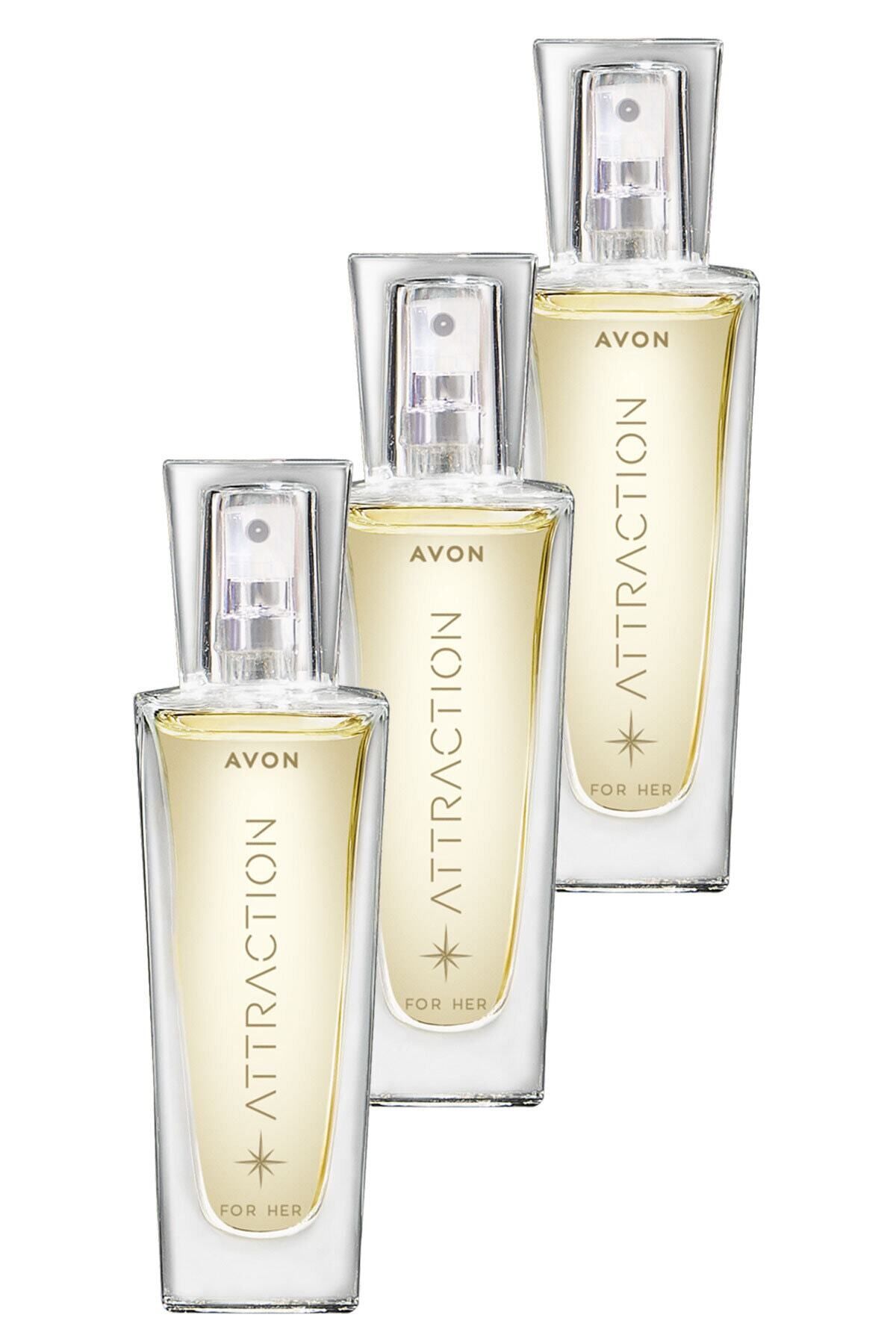 Avon Attraction Kadın Parfüm Edp 30 Ml. Üçlü Set
