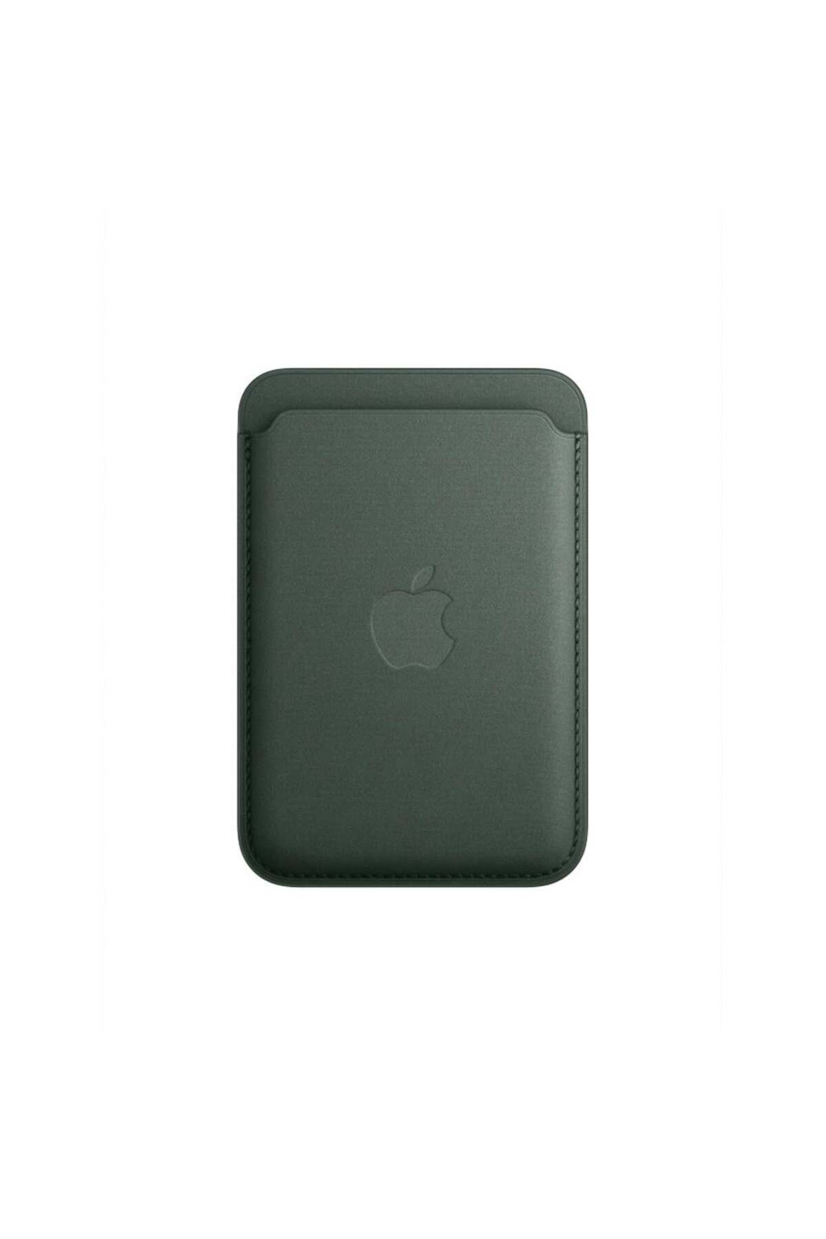 Apple MT273ZM/A iPhone için Uyumlu MagSafe özellikli Mikro Dokuma Cüzdan -Kermes Meşesi