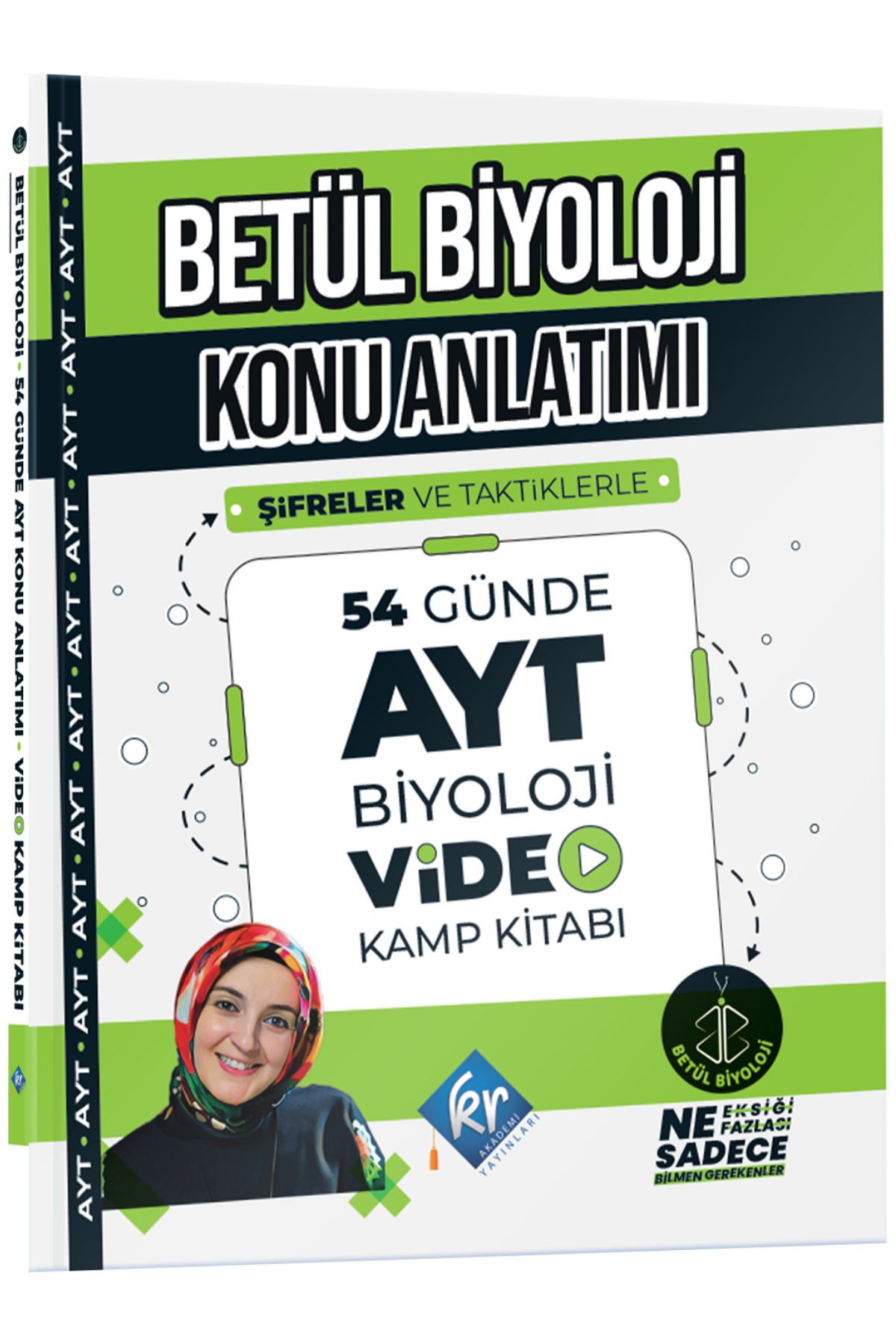 KR Akademi Yayınları Betül Biyoloji Konu Anlatımı 54 Günde AYT Biyoloji Video Kamp Kitabı