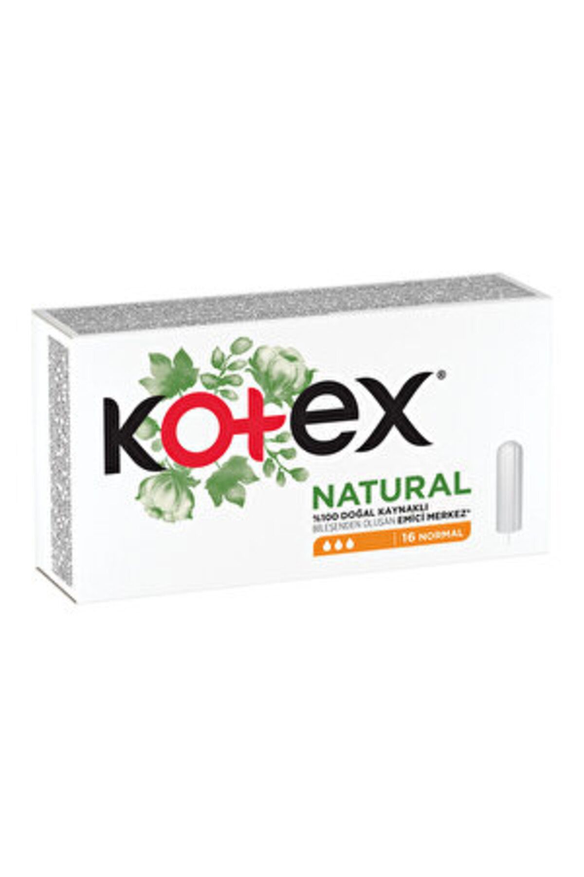 Kotex ( 3 ADET ) Kotex Natural Normal Tampon 16'lı