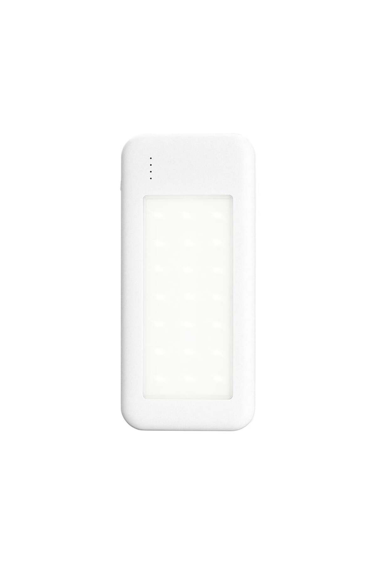 S-Link P103 10000mAh 4 in 1 LED Aydınlatmalı Taşınabilir Batarya - Beyaz