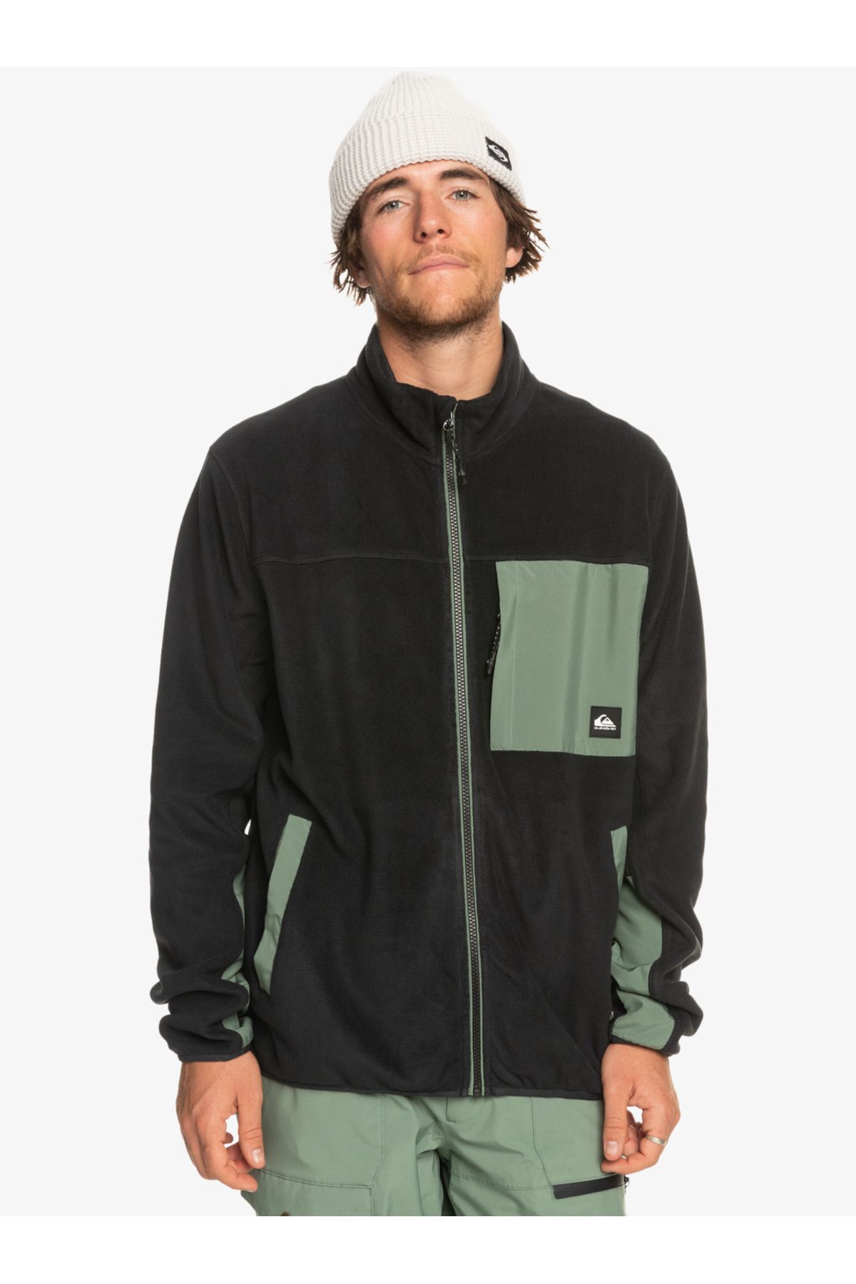 Quiksilver Peak Poınt Fz Fleece Erkek Antrasit Mont