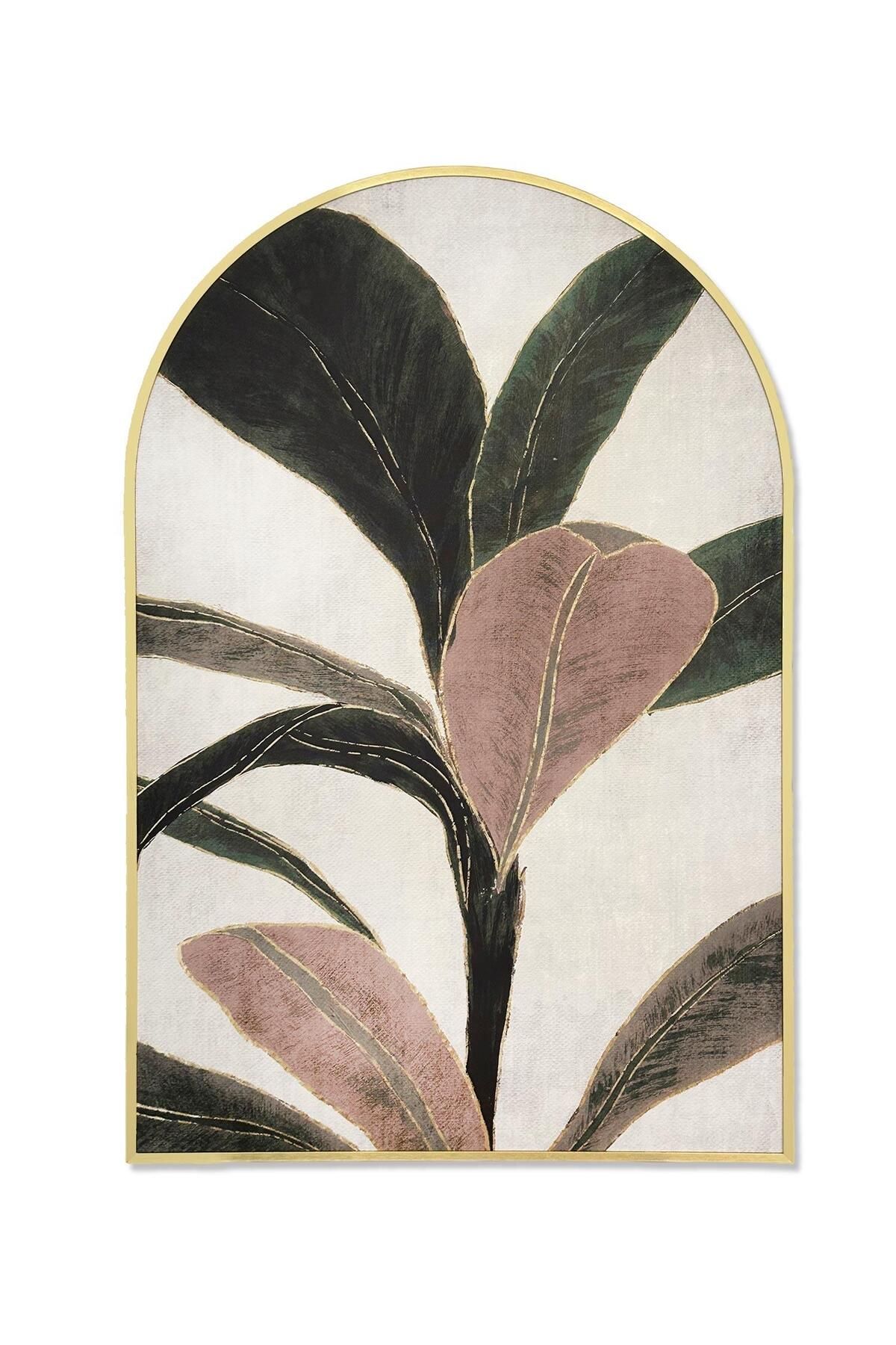 The Mia Botanic Leaf Tablo 80x120 cm