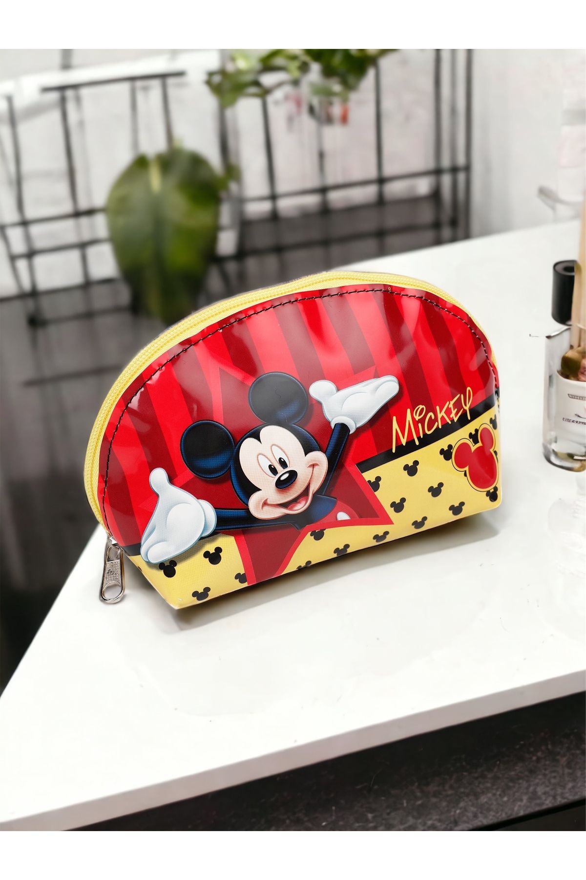 Mickey Mouse Çocuk Süs Çantası & Kırmızı Kız Kalem Kutusu Sta-5004