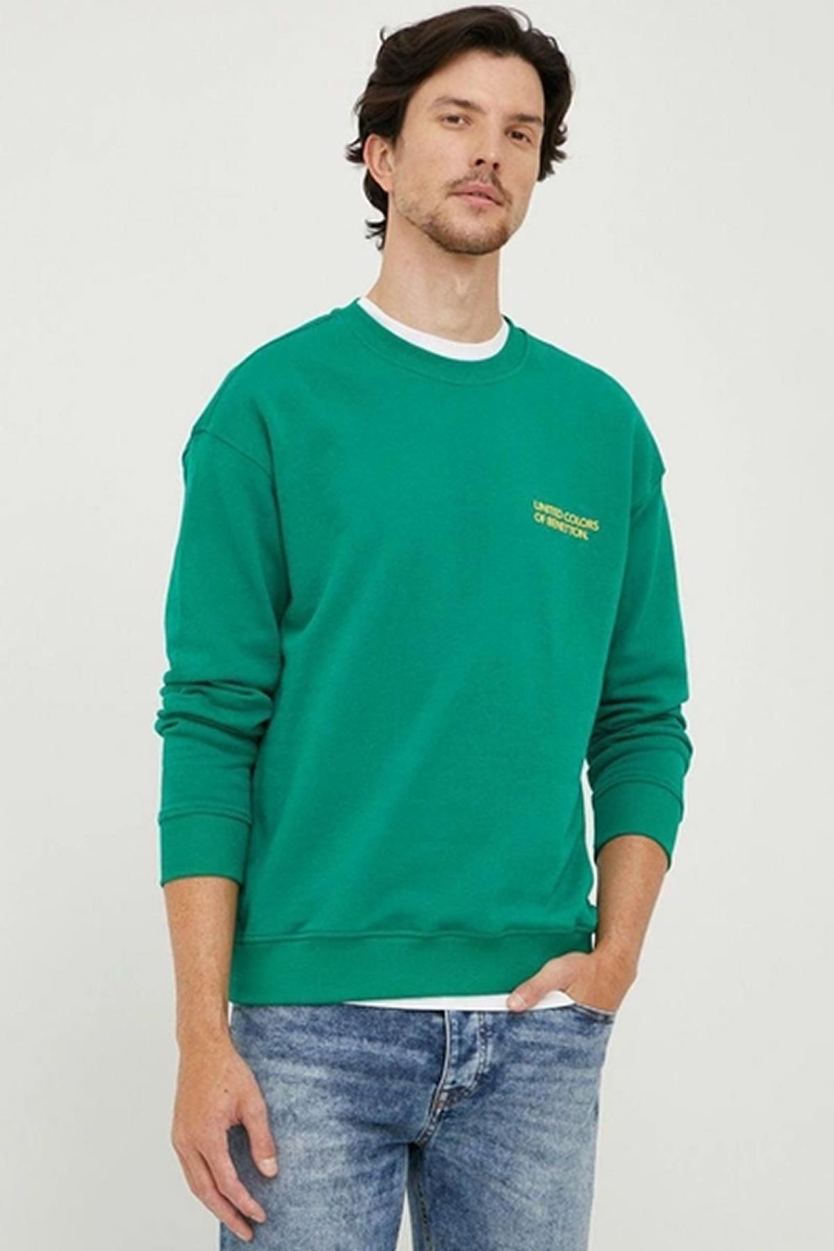United Colors of Benetton Erkek Sweatshirt 3J68U100F