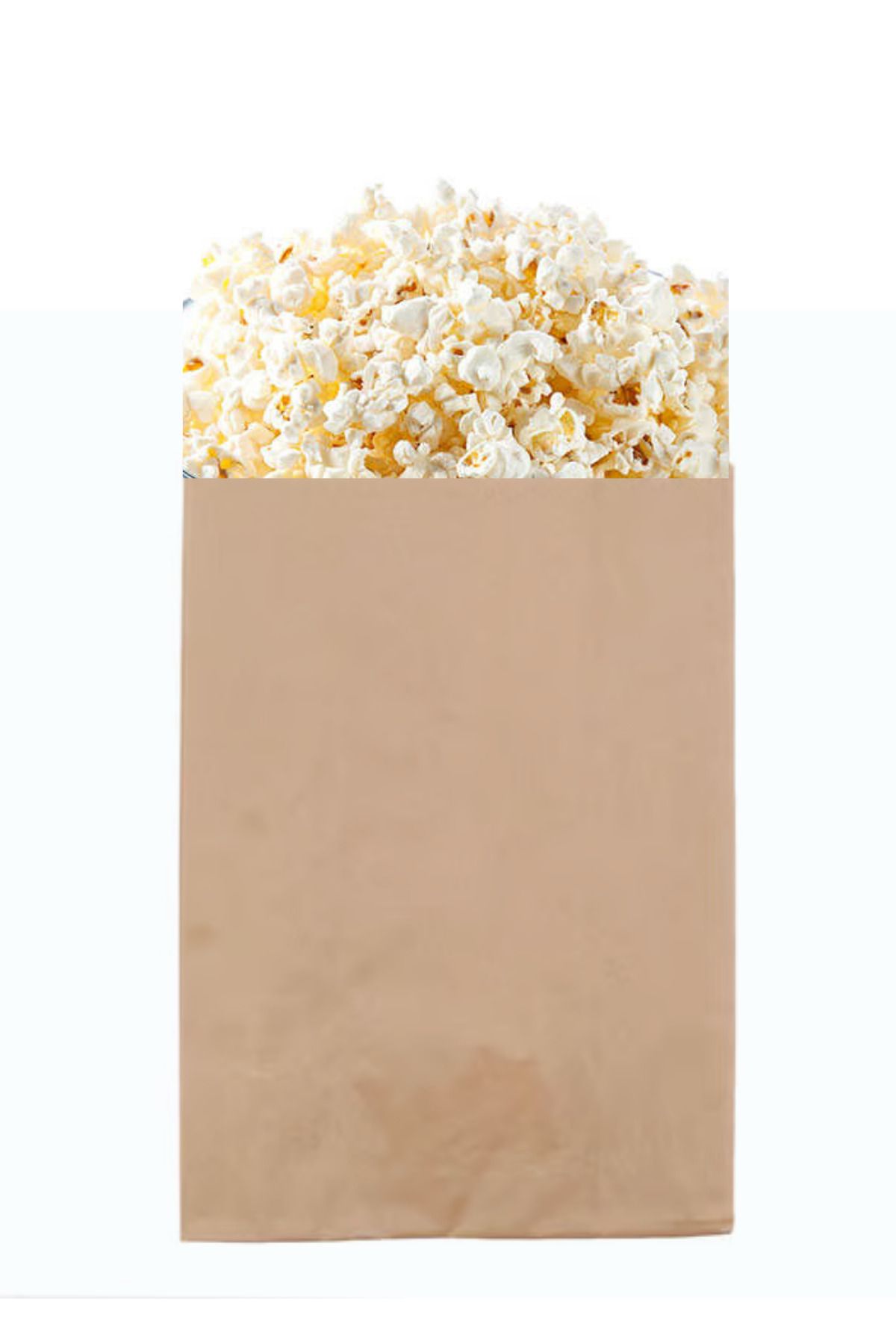 Dekals 50 Adet 12X20 Dipsiz Patlamış Mısır Kağıdı Popcorn Paketi (Mısır, Cips Poşeti )
