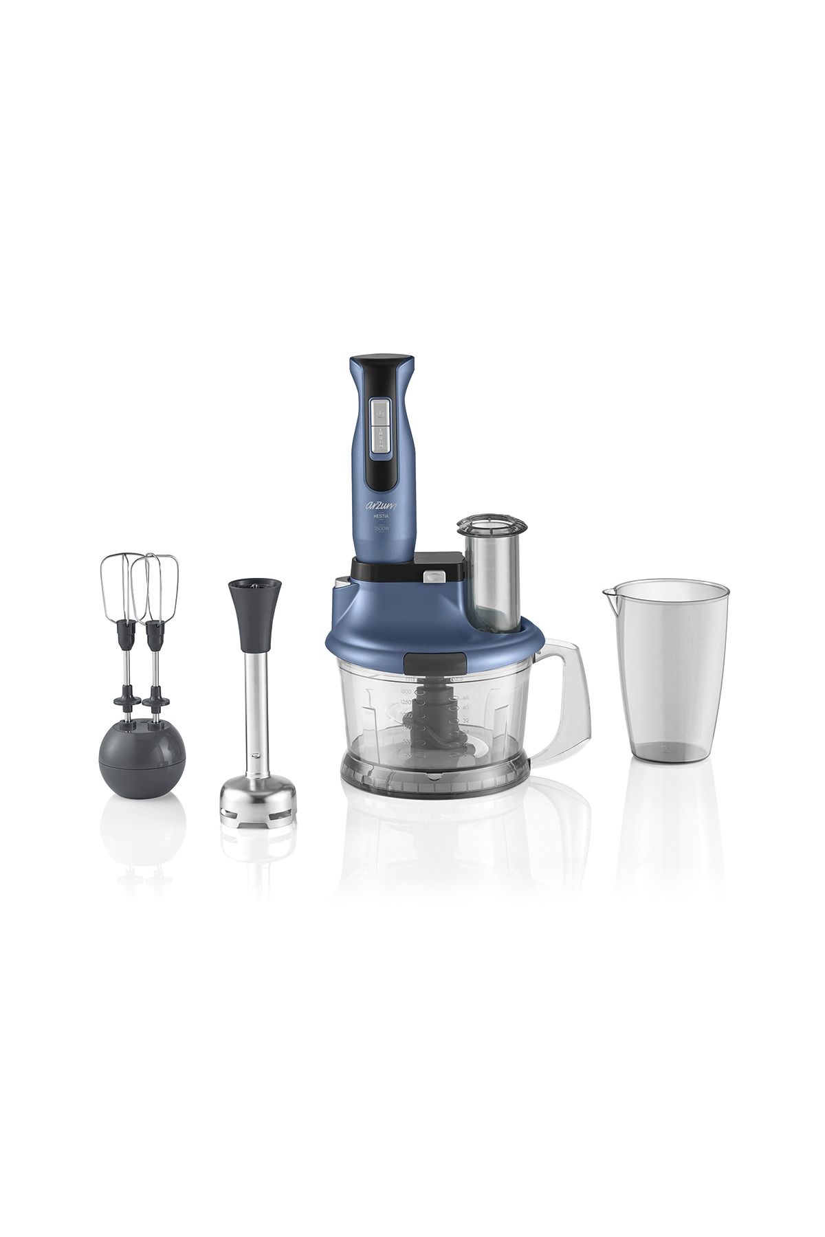 Arzum 1500w Güç 4' Lü Bıçak Buz Kırma & Doğrayıcı 3yıl Garantili Blender Set & Mutfak Robotu