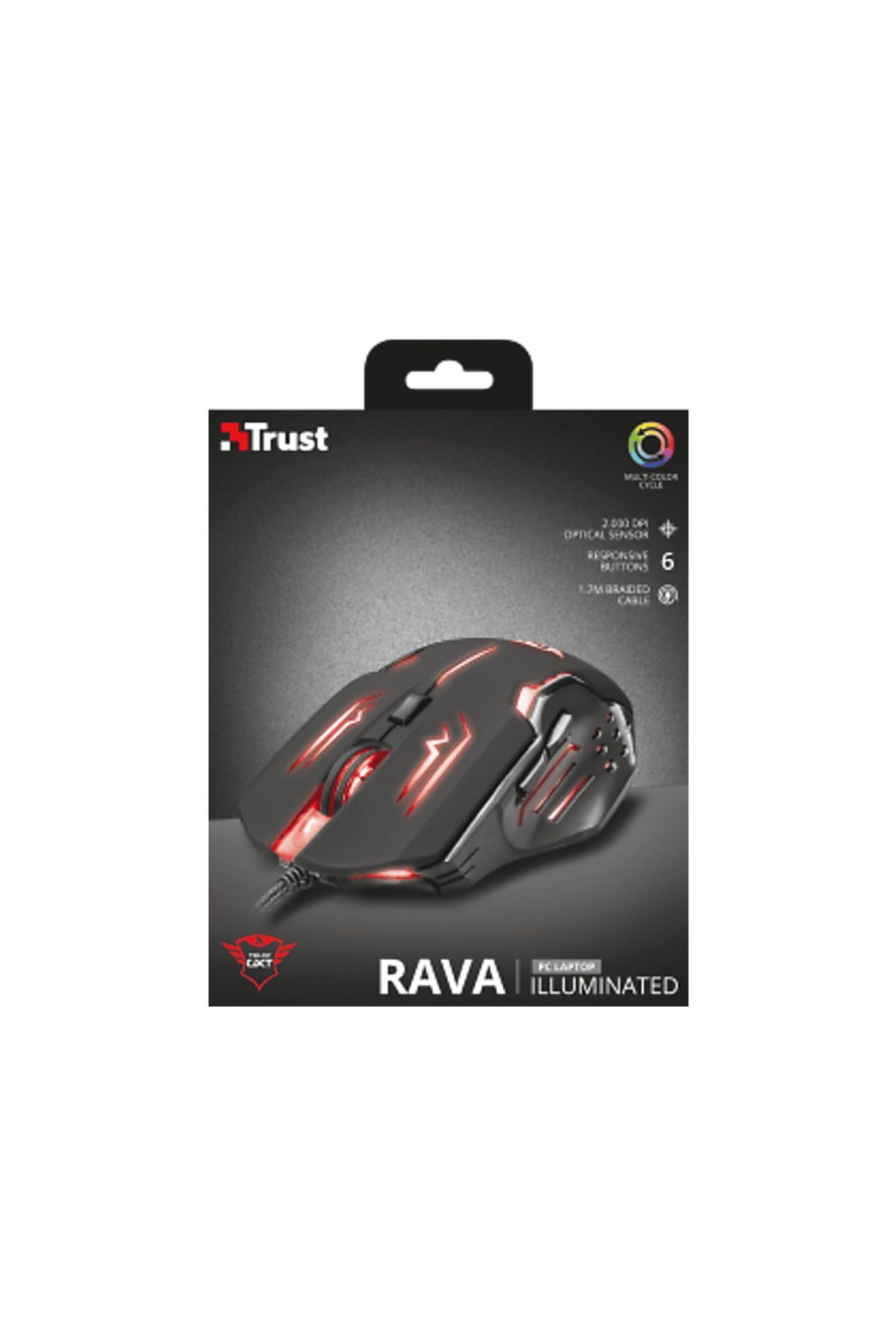 Trust 22090 GXT 108 Rava Gaming Oyun Mouse