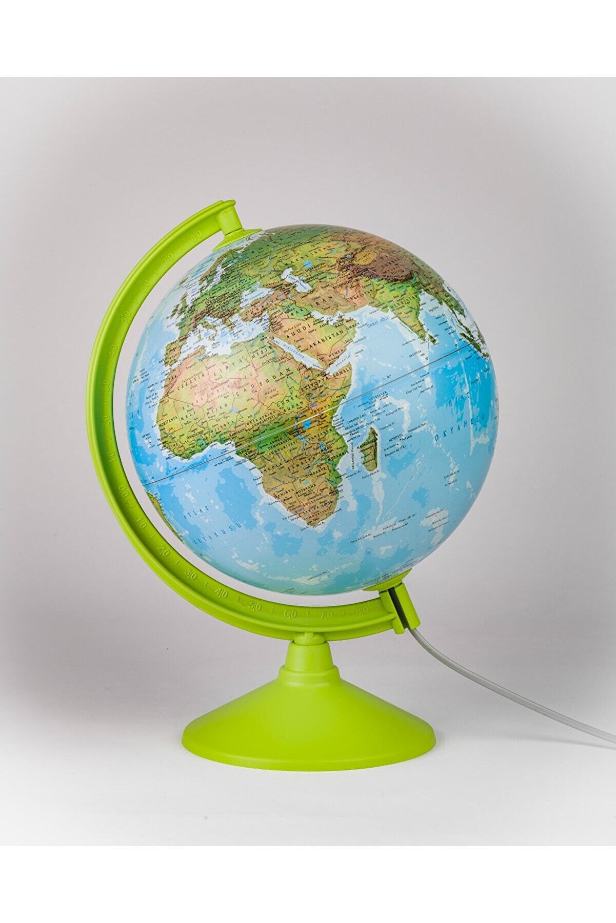 Smartfox Gürbüz Işıklı Fiziki Siyasi Harita Dünya Küresi 26cm 41261