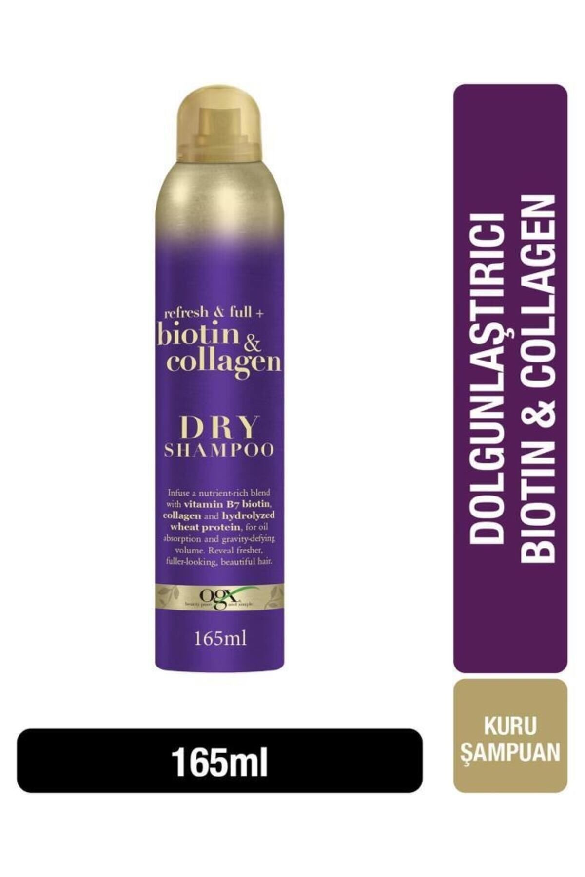 OGX Biotin & Collagen Kuru Şampuan Dolgun ve canlı görğünüm PR 165ml