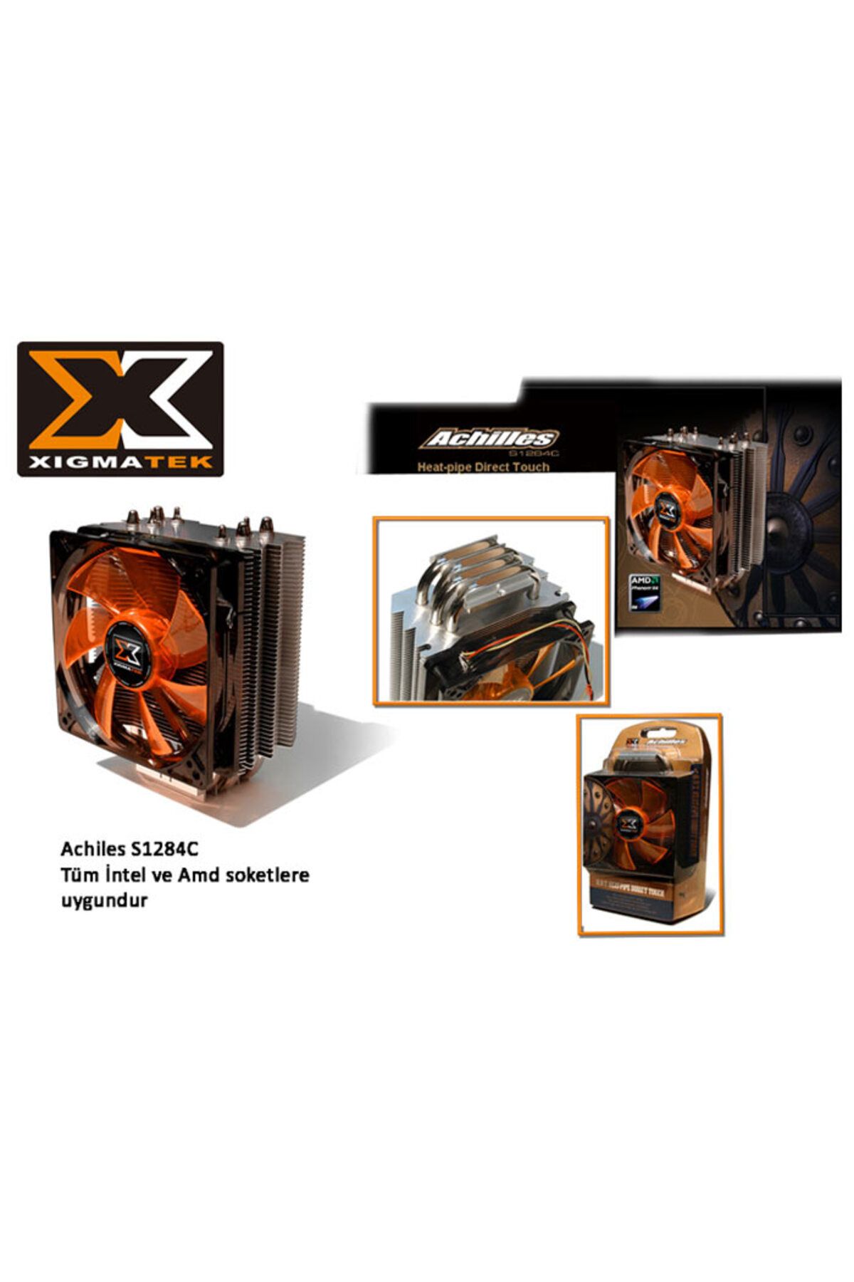 Xigmatek S1284 Achilles Tüm/775 CPU Fan