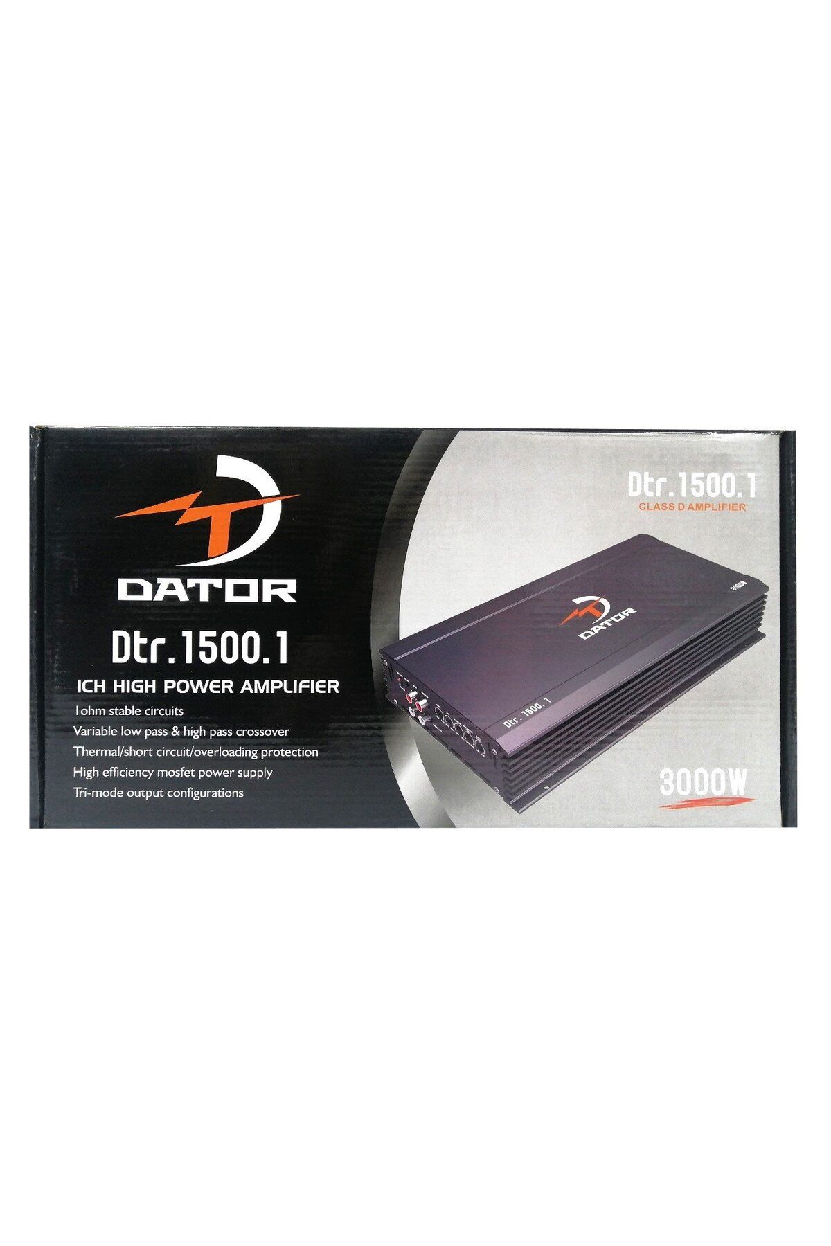 Dator Garaj Dünyası Dator Dtr.1500.1 D Sınıfı Yüksek Güçlü Mono Amfi