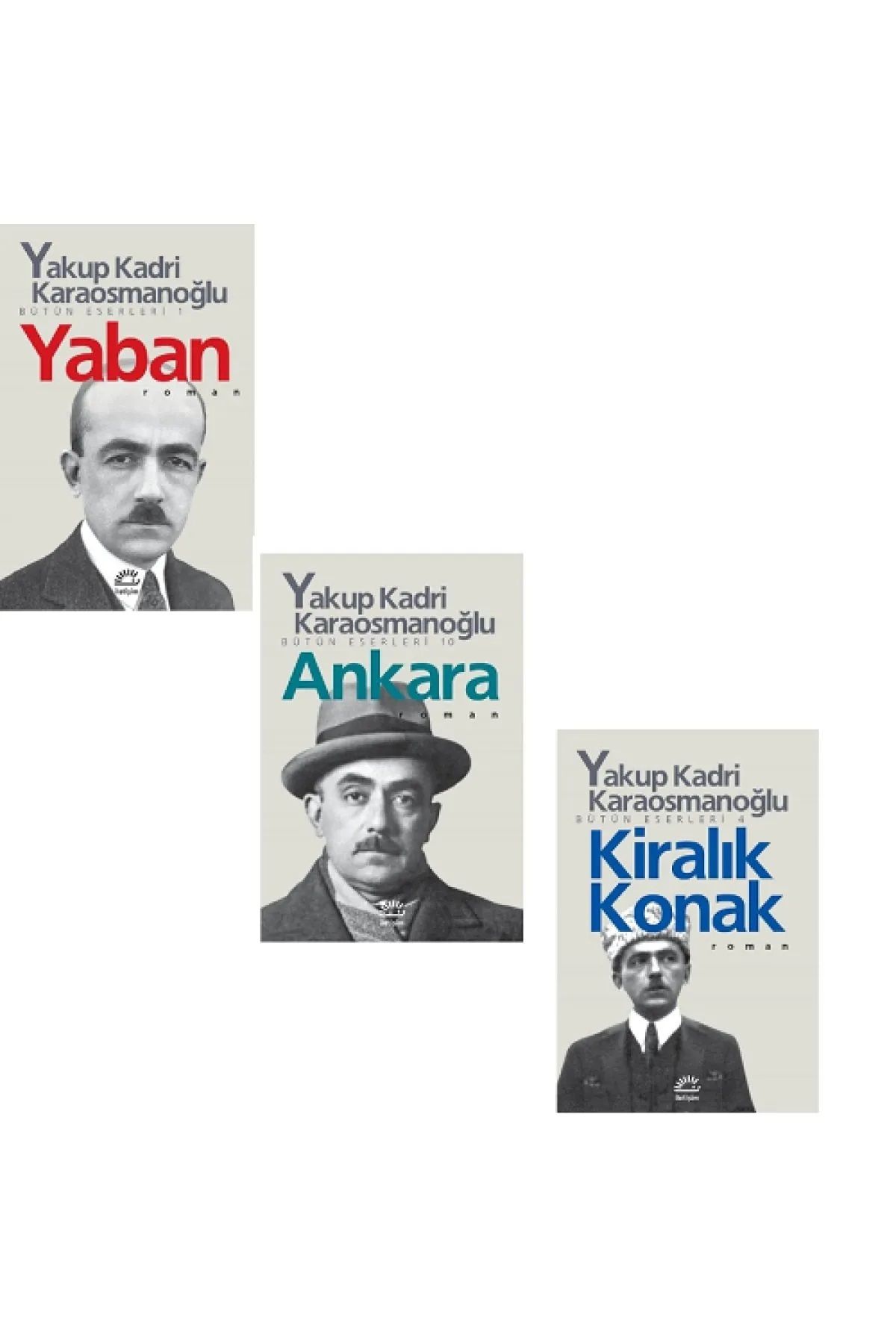 İletişim Yayınları Yaban - Kiralık Konak - Ankara / 3 Kitap Set ORJİNALKİTAP - Yakup Kadri
