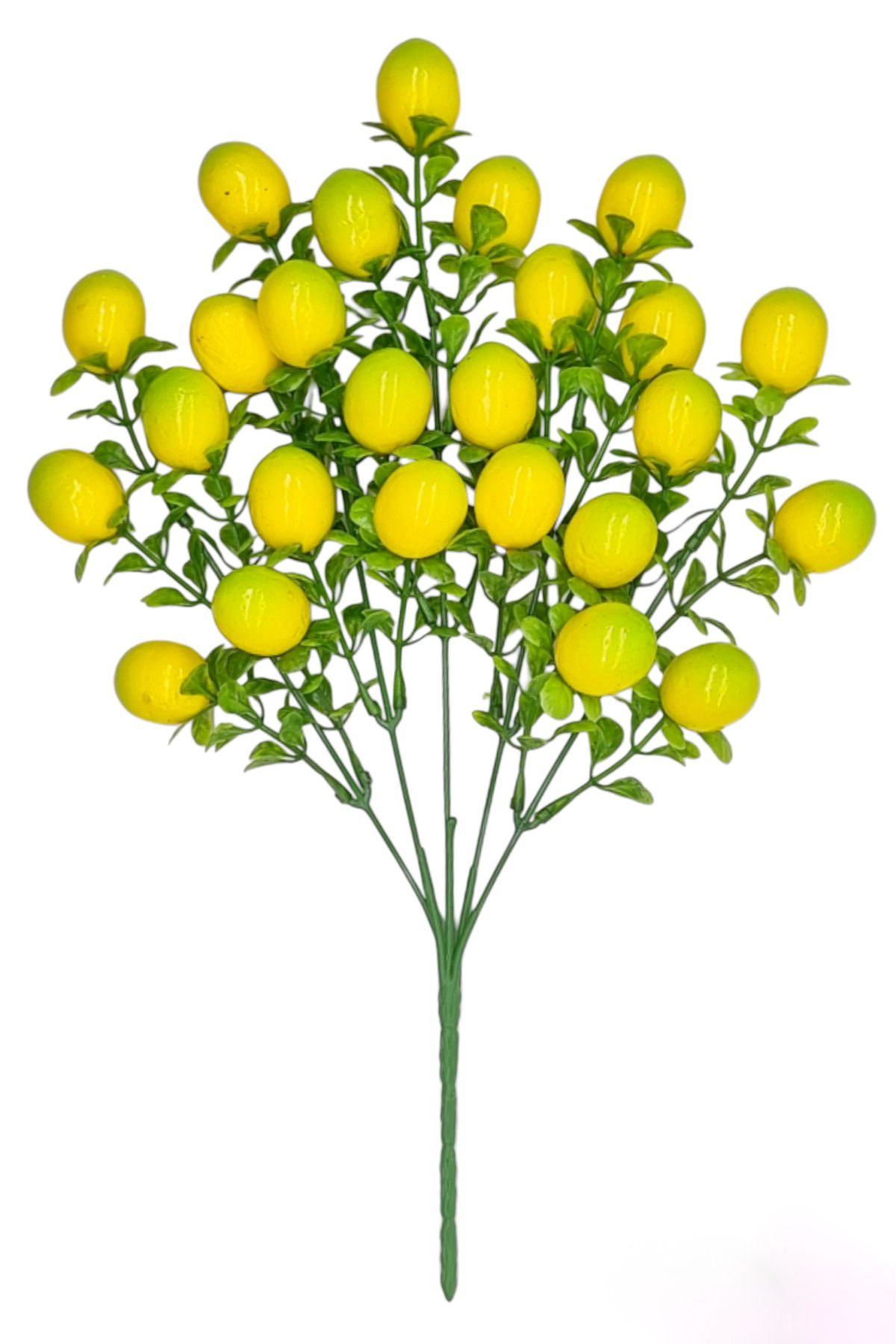 MD Aspiz Flowers 1 Adet Yapay Meyve Demeti Lüx Mandalina Limon Şeftali Kiraz Vişne Nar Ağacı