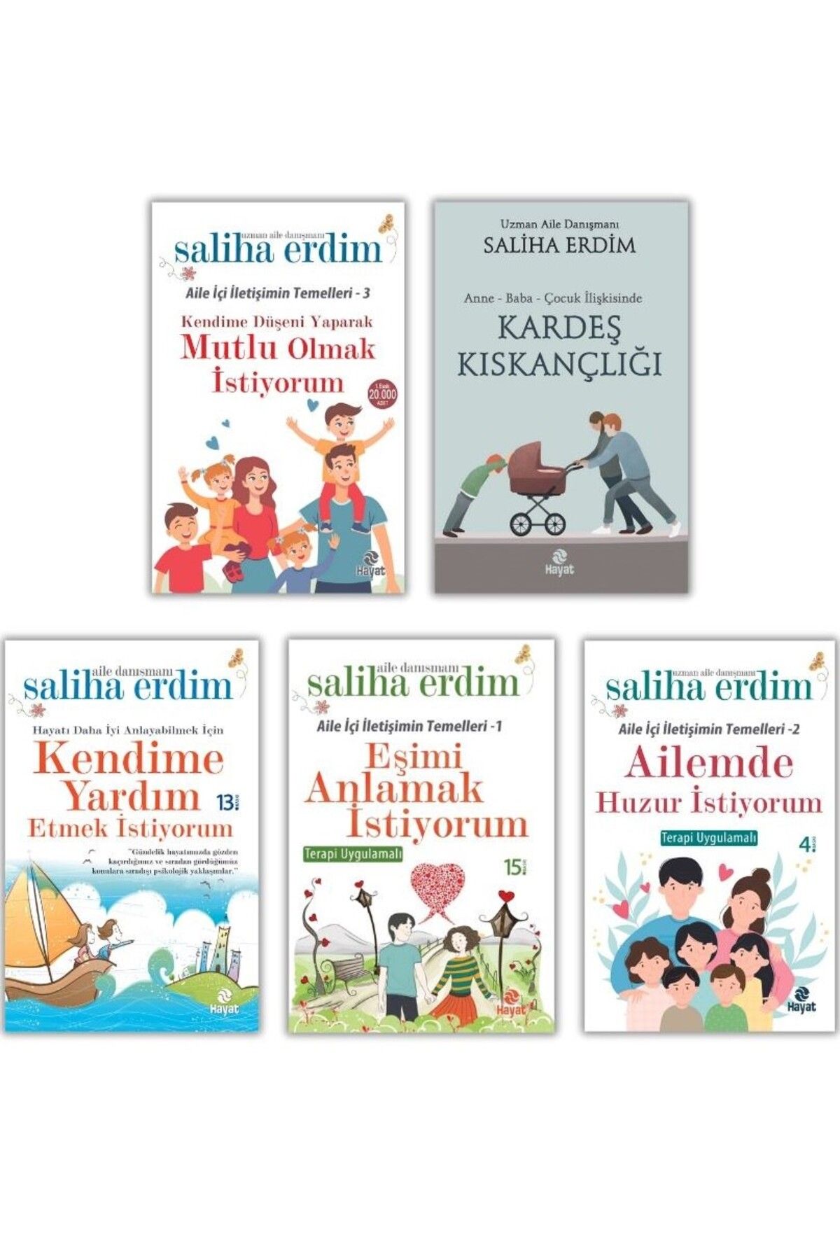 Hayat Yayınları SALİHA ERDİM HUZURLU BİREYLER MUTLU AİLE SETİ
