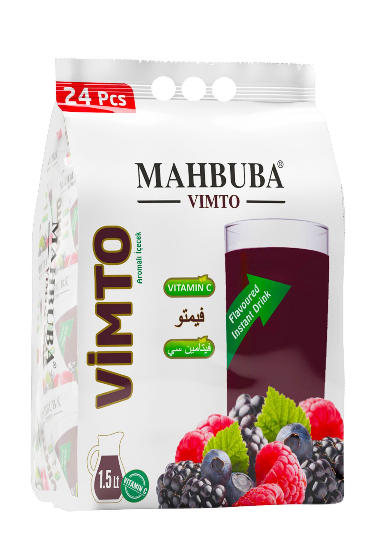 Mahbuba Vimto Orman Meyveli Aromalı Soğuk Toz Içecek 24x11.2gr