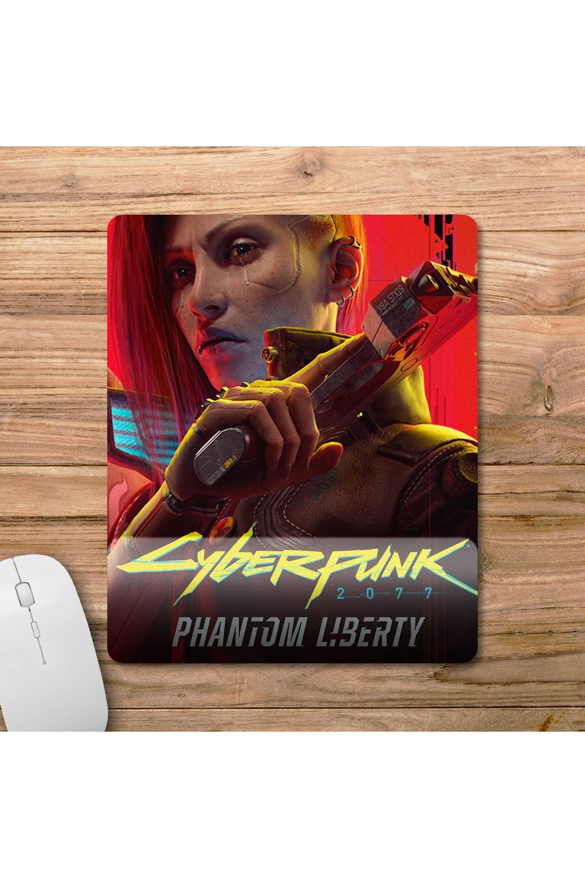 Pixxa Cyberpunk 2077: Phantom Liberty Bilek Destekli Mousepad Model - 3