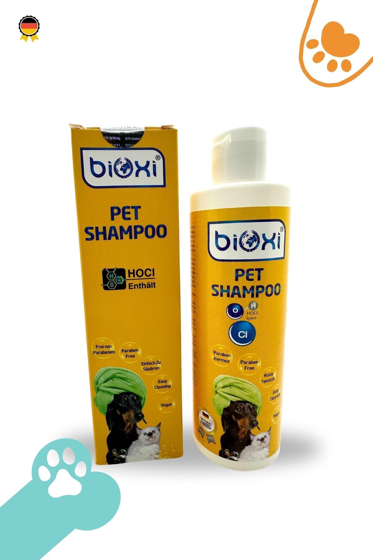 Bioxi Kedi & Köpek Şampuanı Vegan Pet Şampuan 200 ml