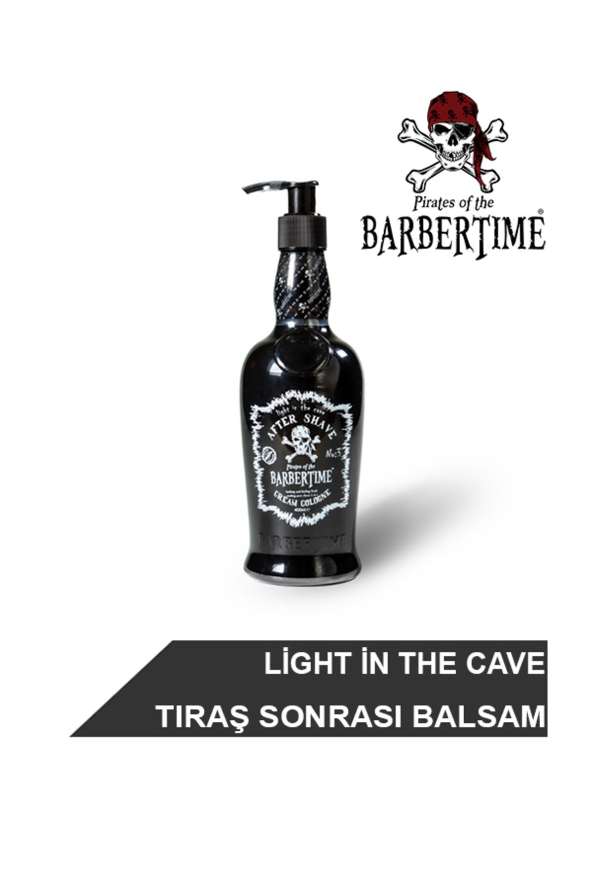 Barbertime After Shave Cream Cologne Light In The Cave Balsam 400ml