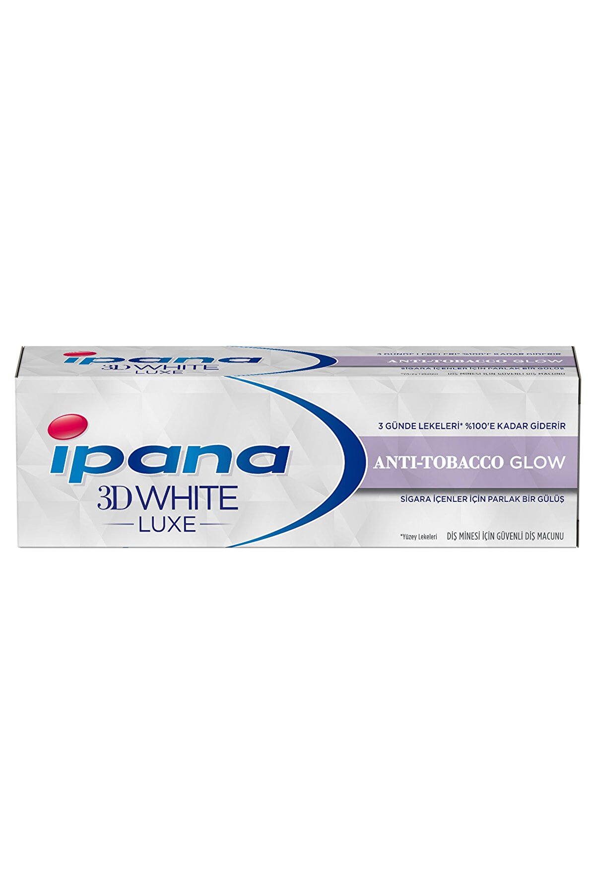 İpana 3 Boyutlu Beyazlık Luxe Diş Macunu Anti Tobacco Glow Sigara İçenler İçin 75 ml