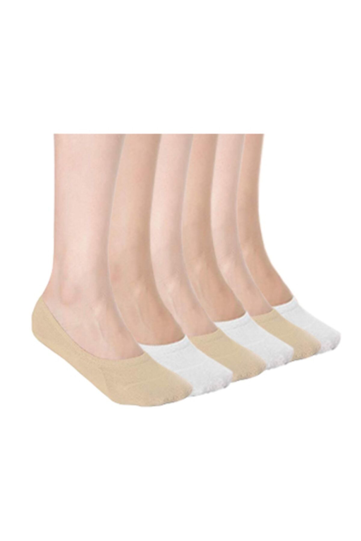 socksbox Bambu Silikonlu Unisex Babet Çorabı 8'li