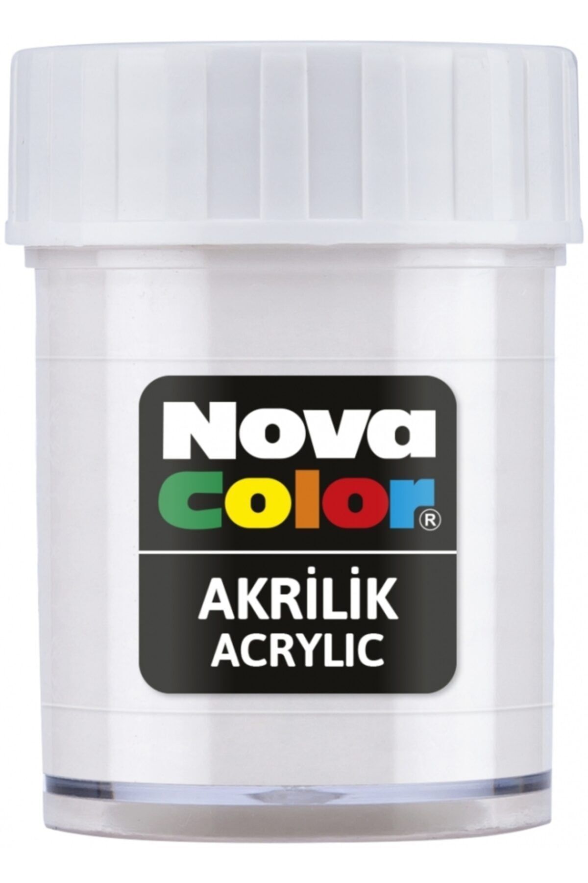 Nova Color 173 Akrilik Boya Beyaz Şişe