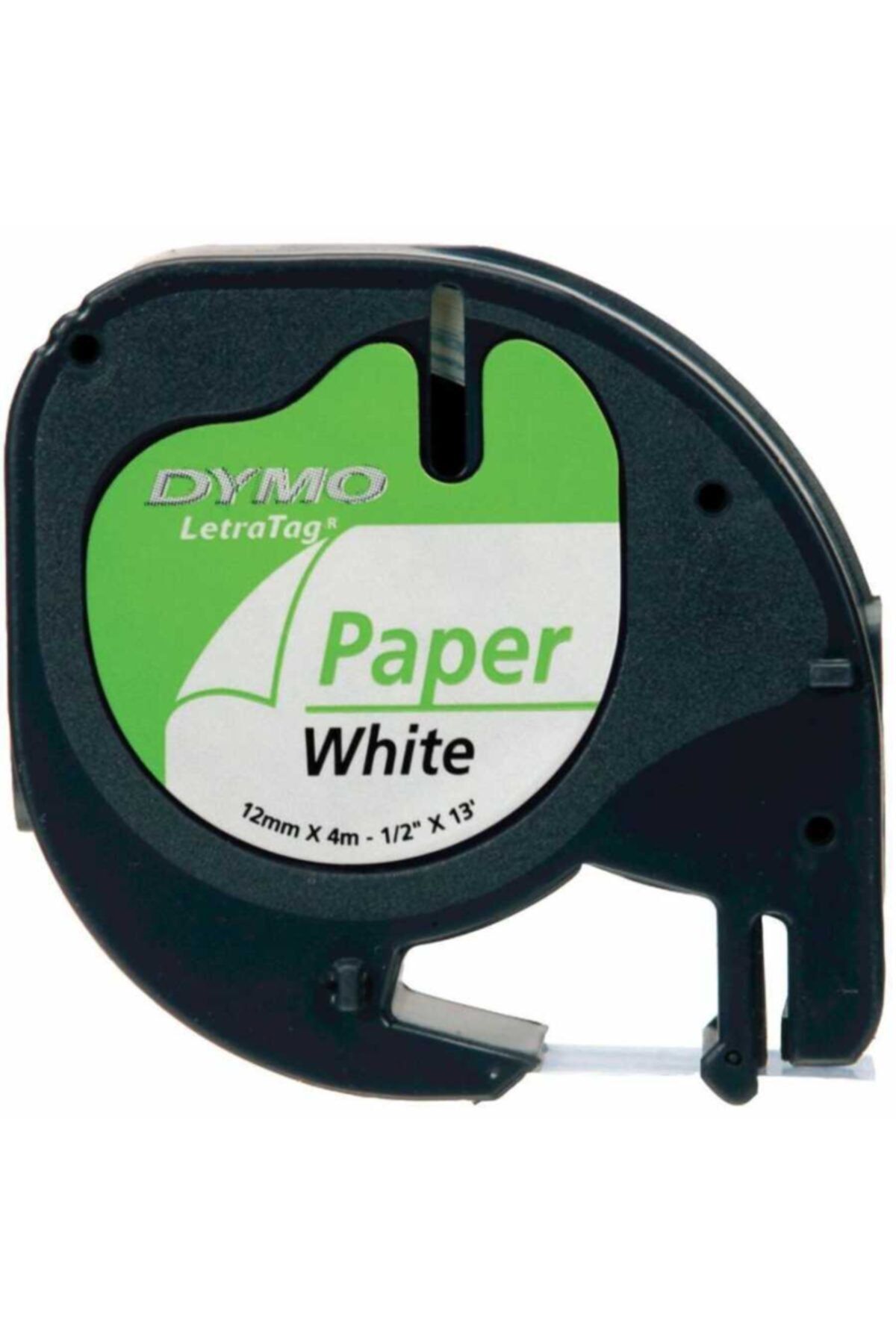 Dymo Letra Tag 59421 Kağıt Şerit Beyaz 12mmx4m Et