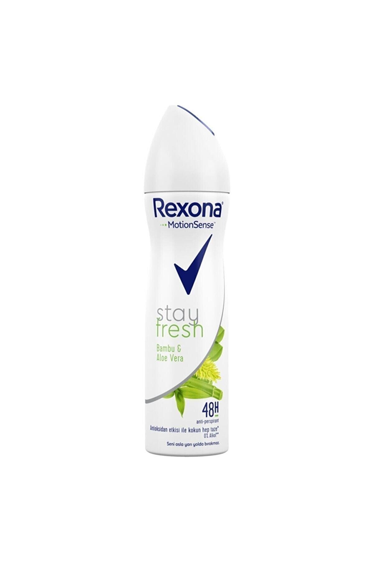 Rexona Deodorant Kadın Stay Fresh Bambu & Aloe Vera Sprey 150ml Bayan