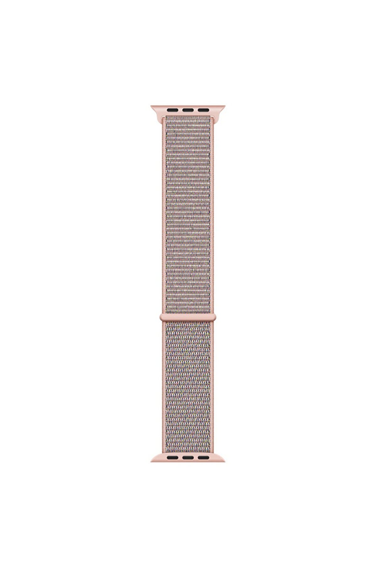 Microsonic Watch Series 1 42mm Hasırlı Kordon Woven Sport Loop Pink Sand Uyumlu