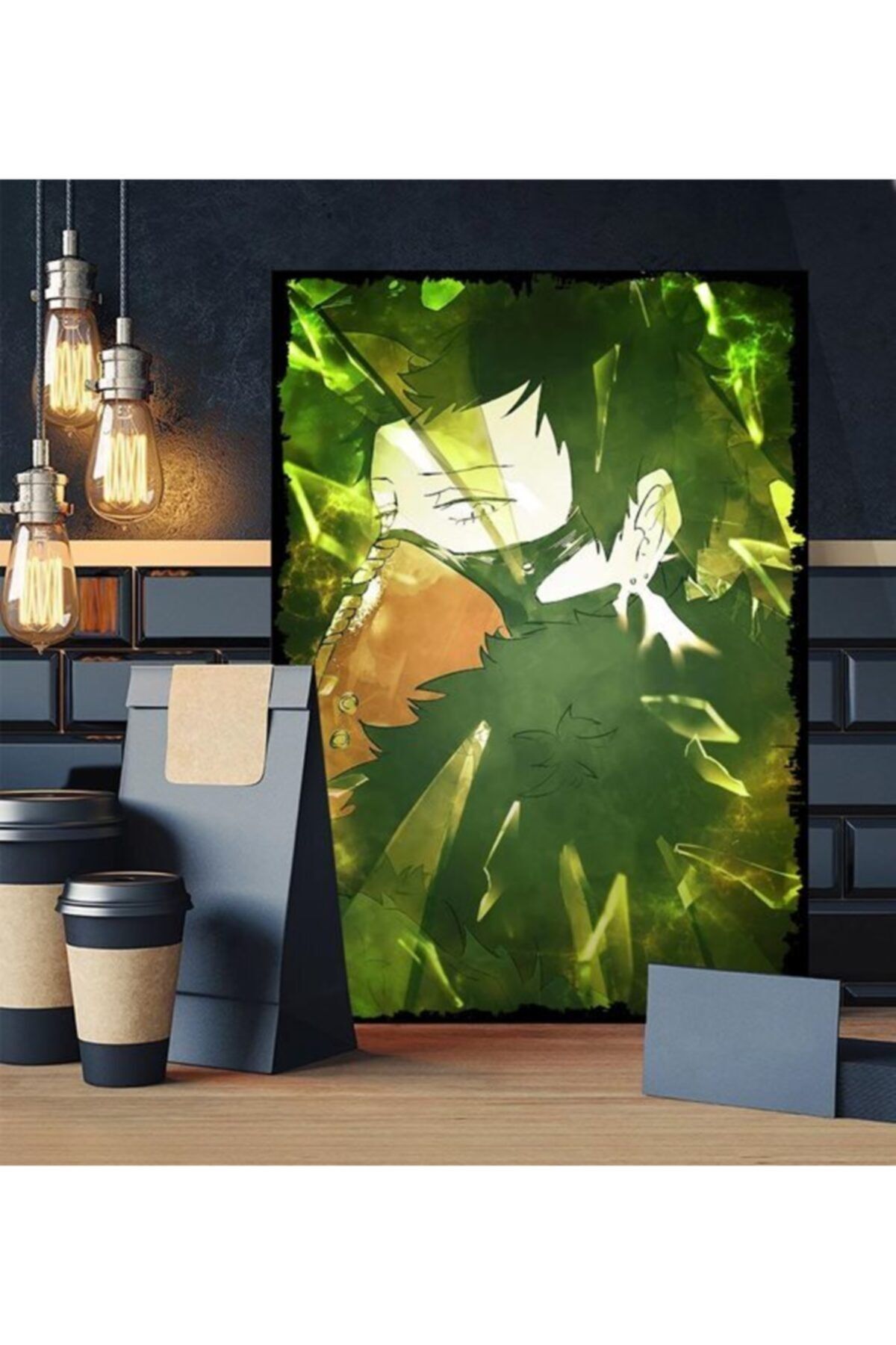 Tontilika My Hero Academia Overhaul Tasarım 21x30cm Hediyelik Dekoratif 8mm Ahşap Tablo