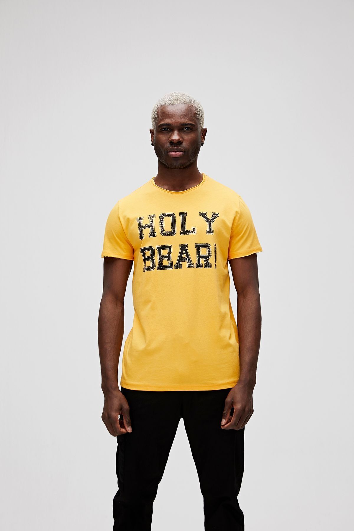 Bad Bear Holy Bear Erkek Hardal Tişört