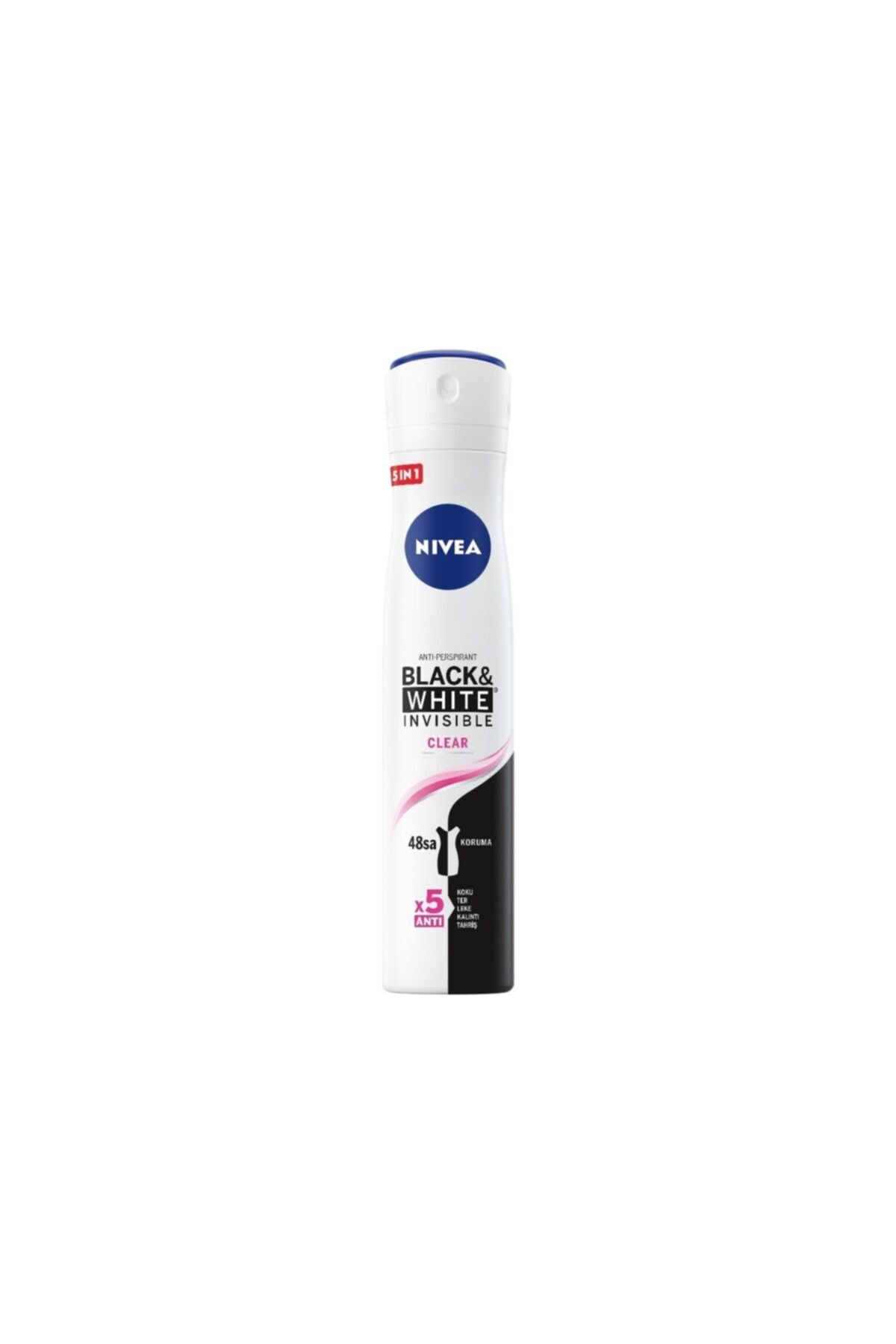 NIVEA Black & White Clear Kadın Deodorant Sprey 200ml