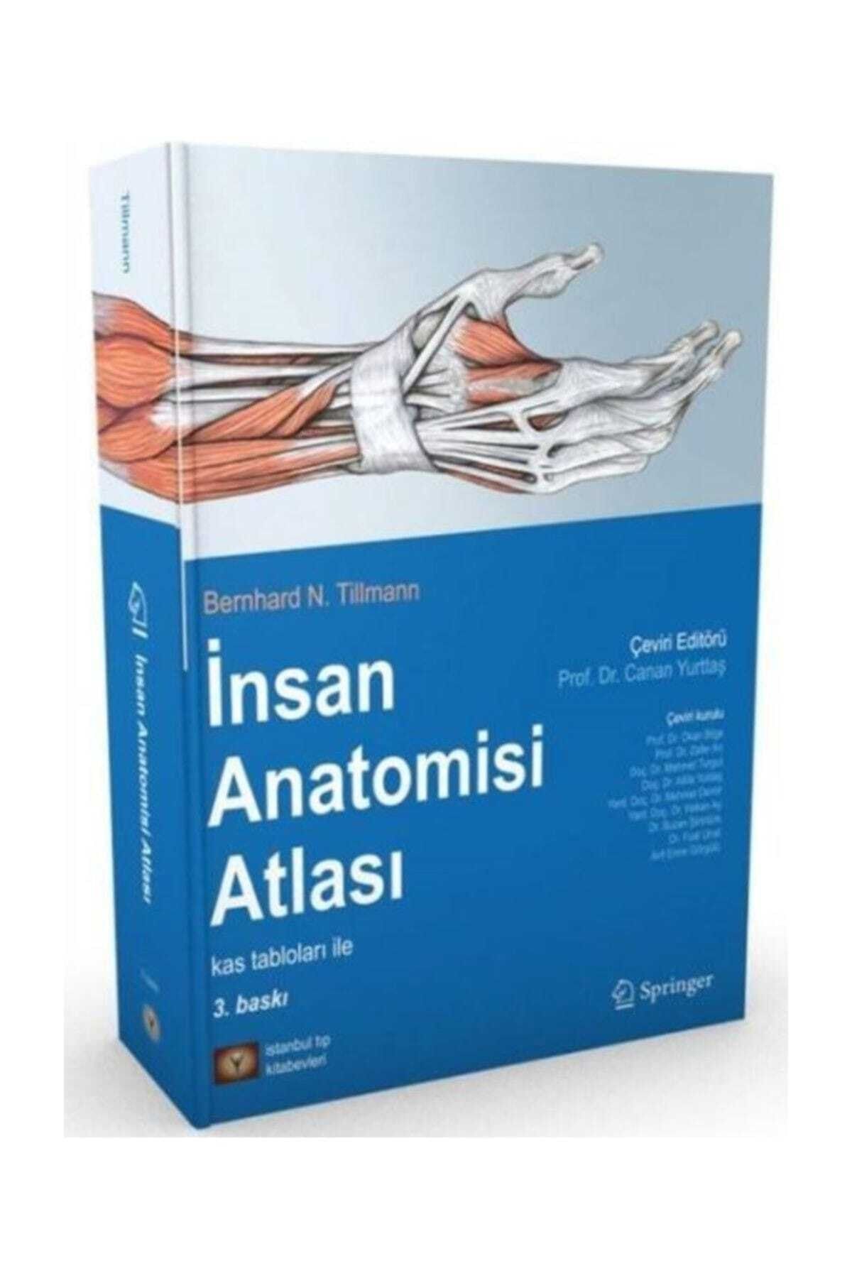 İstanbul Tıp Kitabevi Tillmann İnsan Anatomisi Atlası Kas Tablosu ile